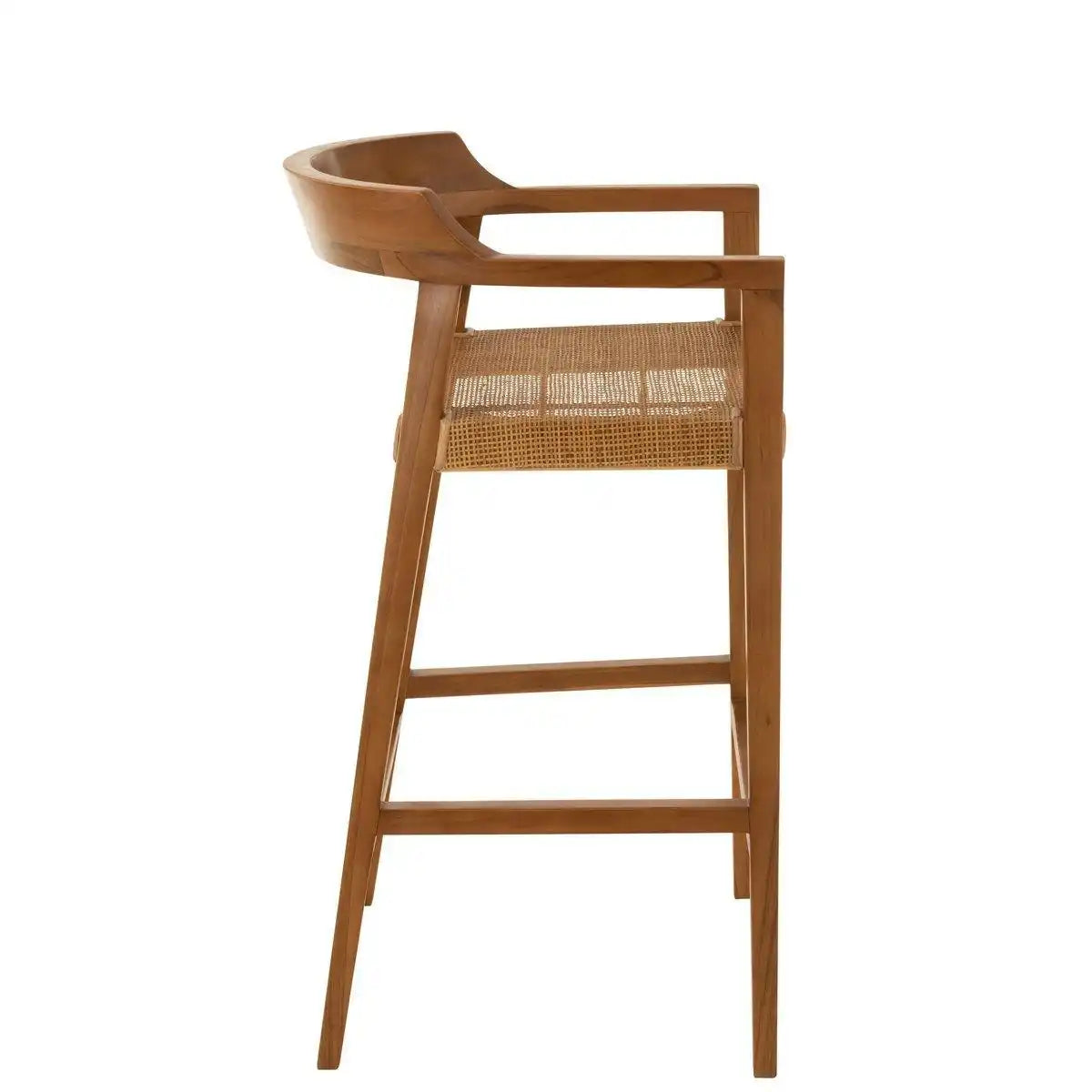 J-Line Barstuhl Emma Teak Braun - HomeDesign Knaus