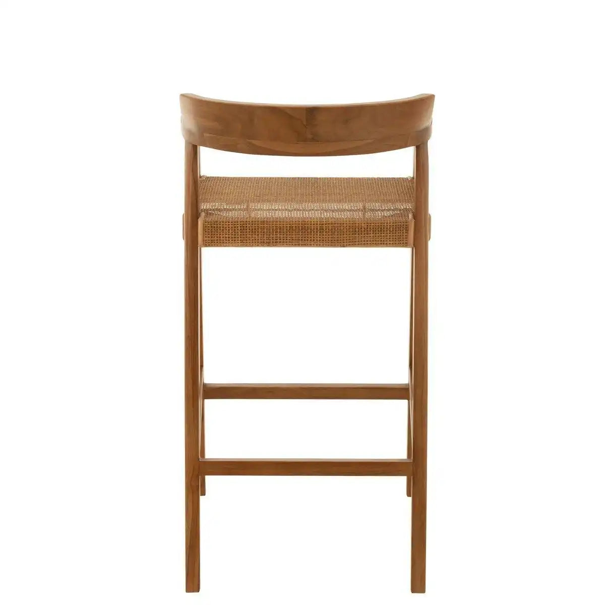 J-Line Barstuhl Emma Teak Braun - HomeDesign Knaus