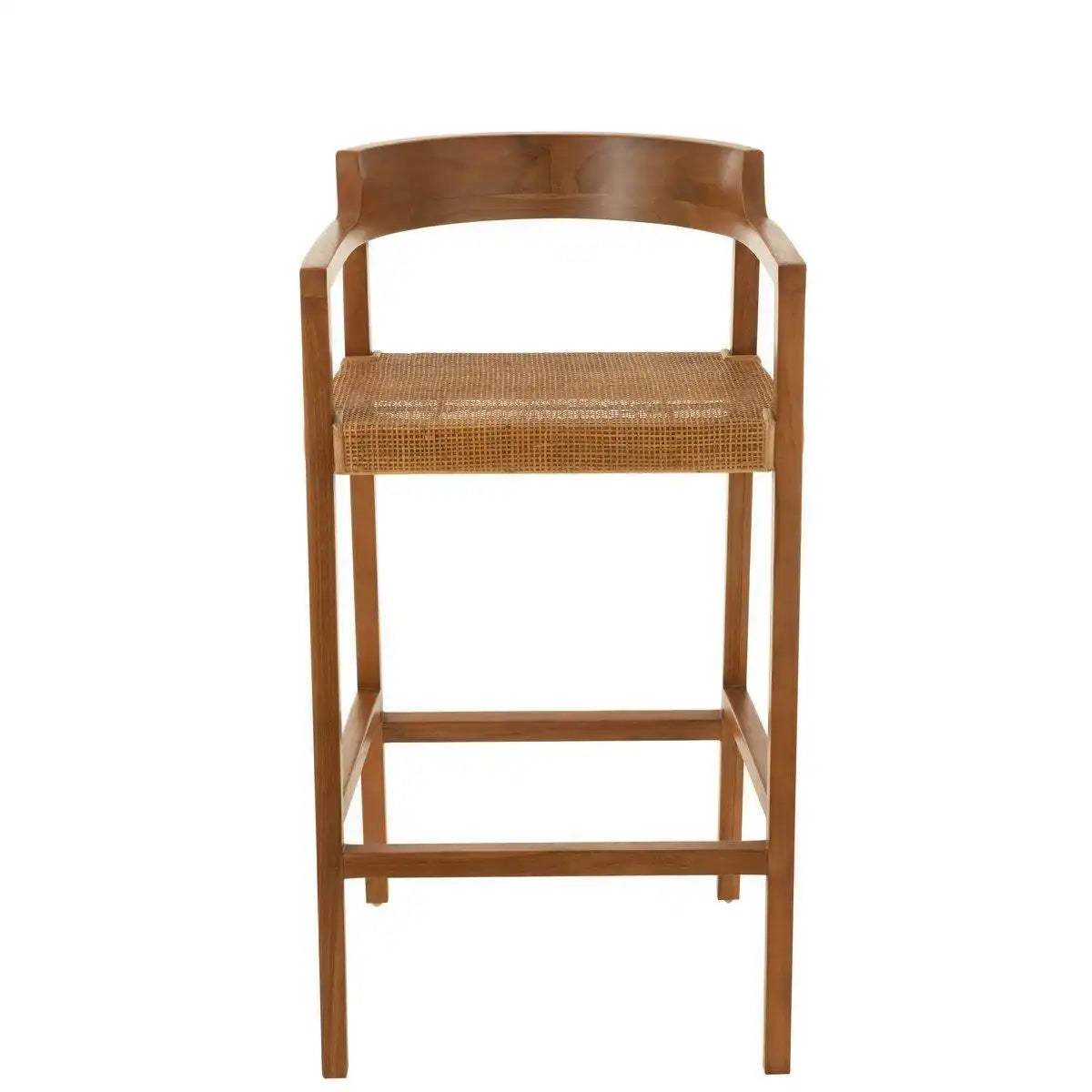 J-Line Barstuhl Emma Teak Braun - HomeDesign Knaus