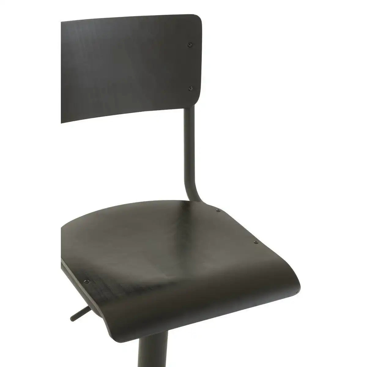 J-Line Barstuhl - Holz/Metall - Schwarz - 2 Stück - HomeDesign Knaus