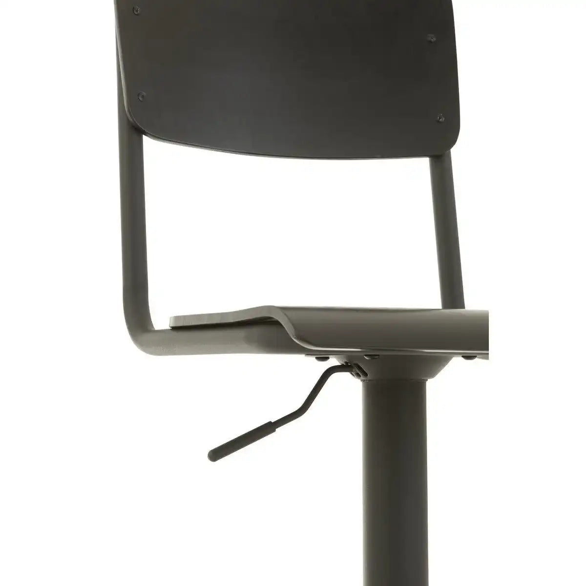 J-Line Barstuhl - Holz/Metall - Schwarz - 2 Stück - HomeDesign Knaus