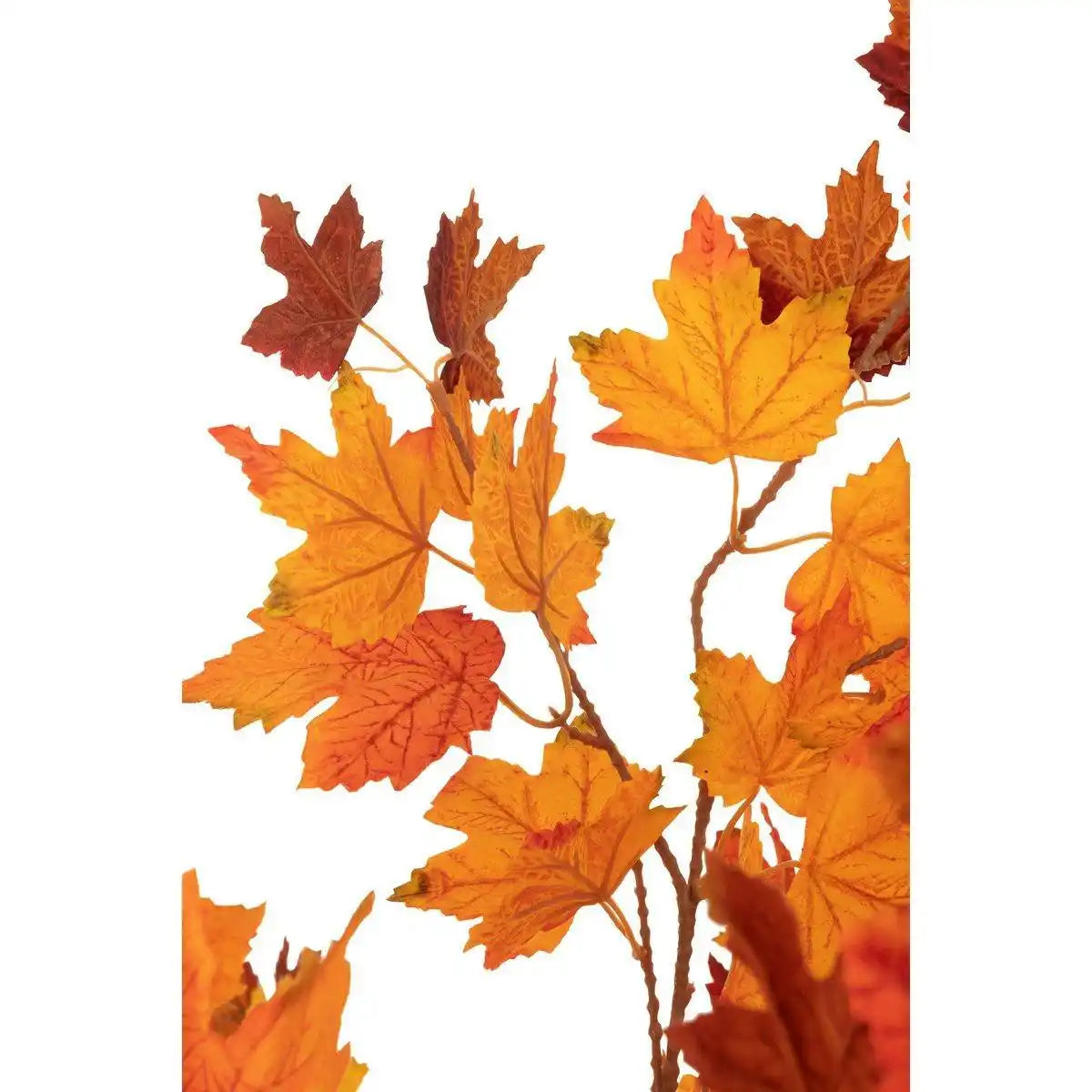 J-Line Baum Herbstblätter Stahlbraun/Orange - HomeDesign Knaus