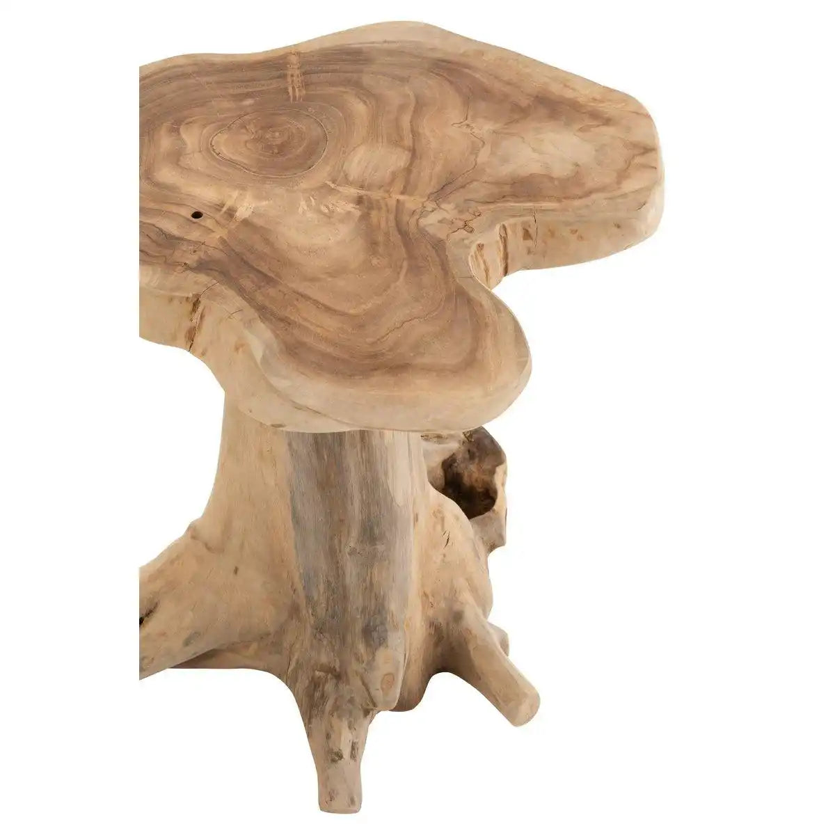 J-Line Beistelltisch Amy Teak – Holz – Natur – klein - HomeDesign Knaus