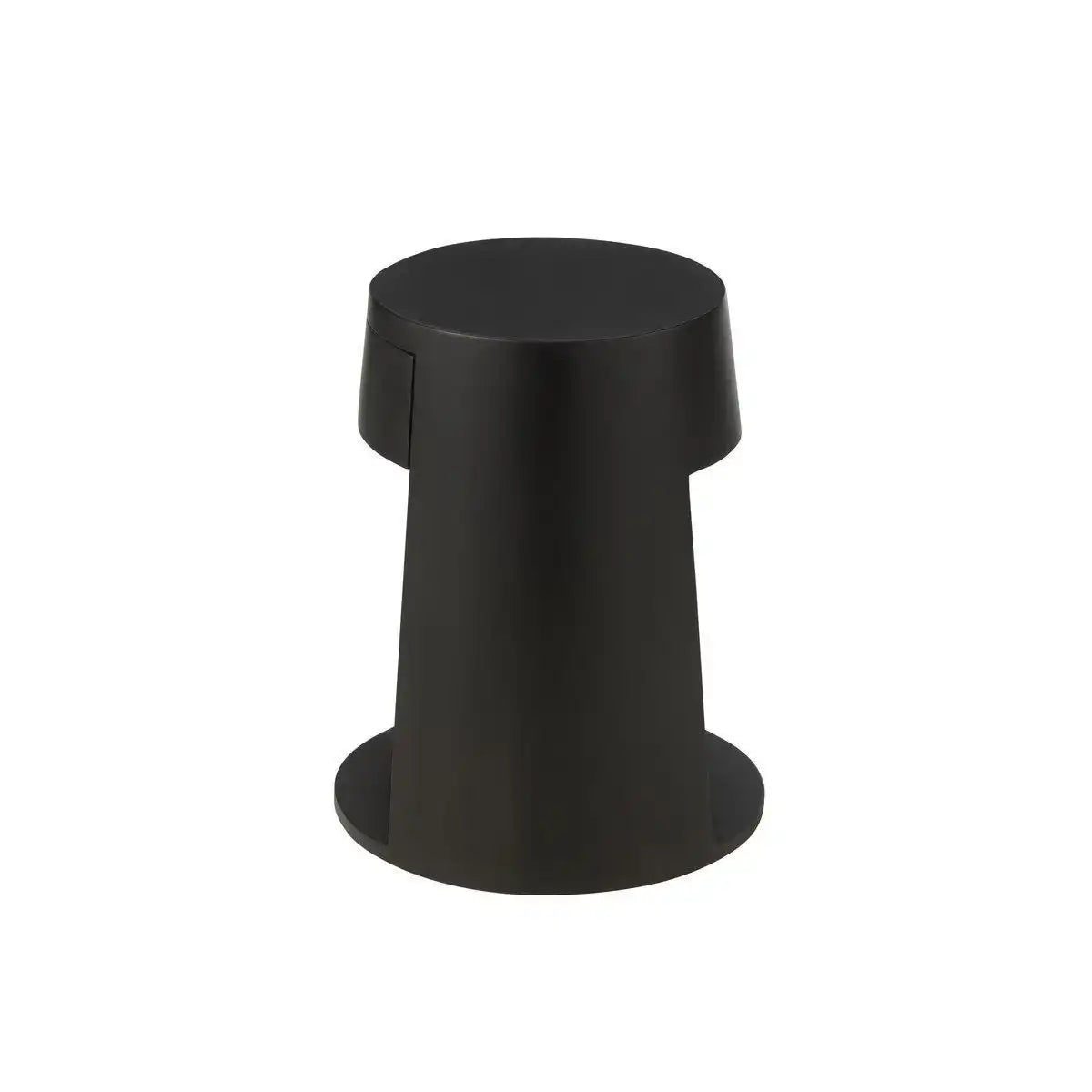 J-Line Beistelltisch aus gezeichnetem Mangoholz/MDF schwarz - HomeDesign Knaus