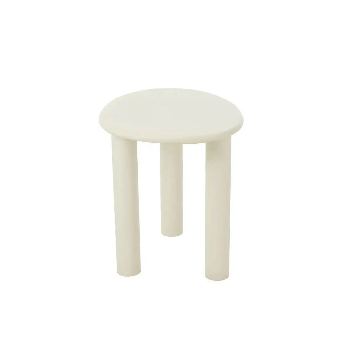 J-Line Beistelltisch Bali MDF/PVC Weiß Klein - HomeDesign Knaus