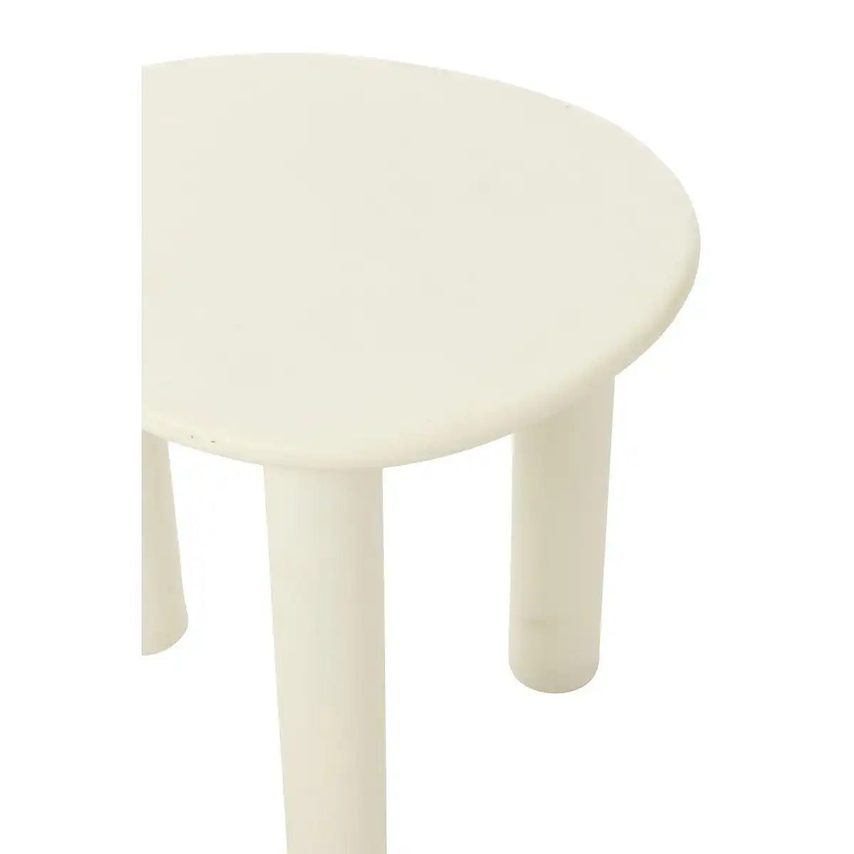 J-Line Beistelltisch Bali MDF/PVC Weiß Klein - HomeDesign Knaus
