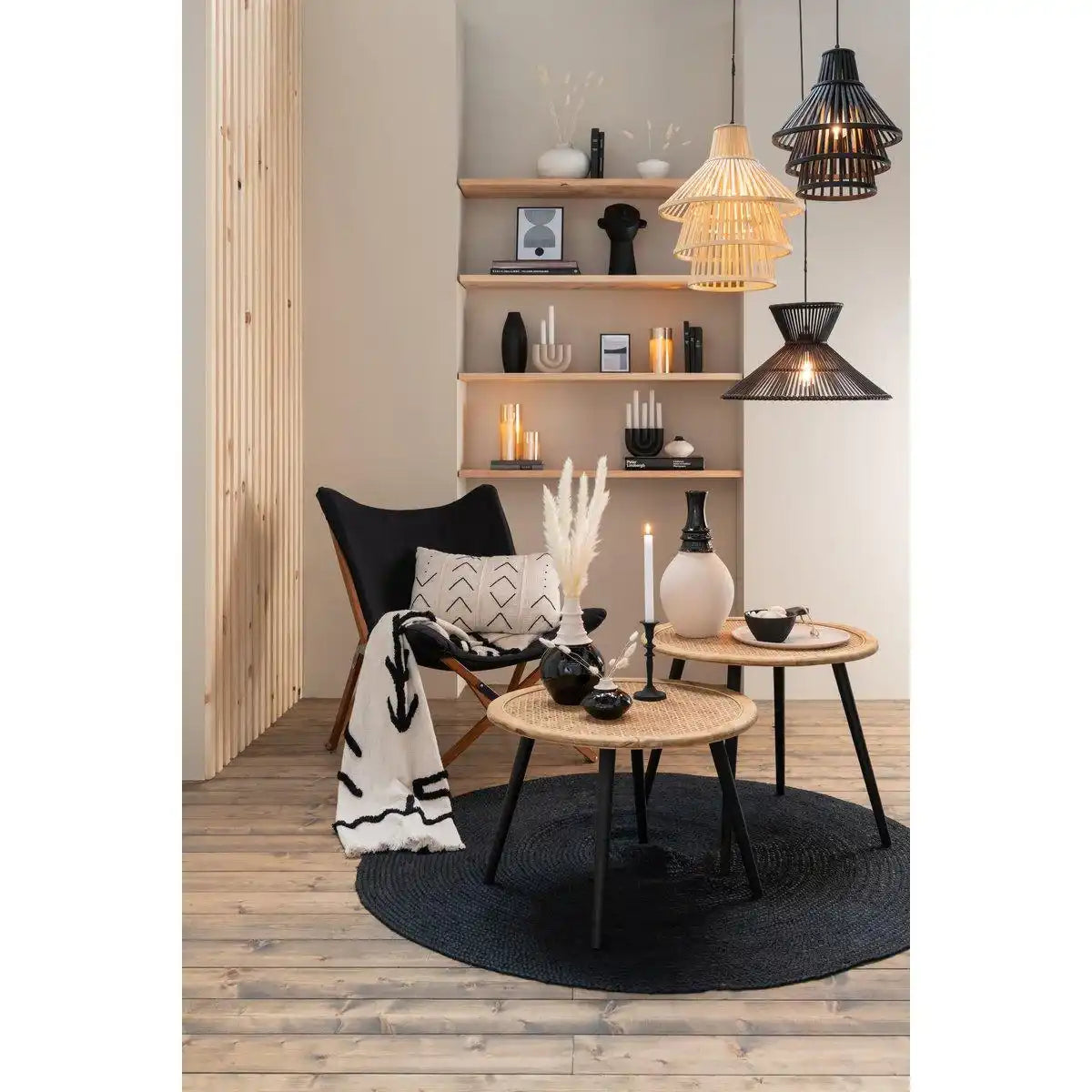 J-Line Beistelltisch – Bambus – Natur - HomeDesign Knaus