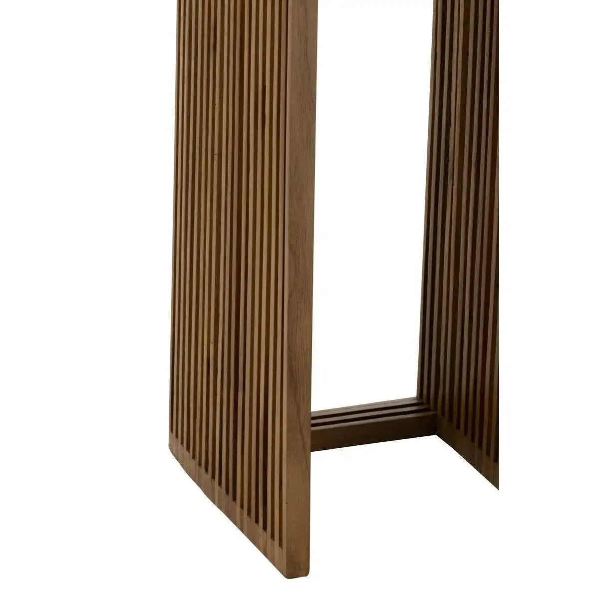 J-Line Beistelltisch Cube Recyceltes Teakholz – Naturholz – 2er-Set - HomeDesign Knaus
