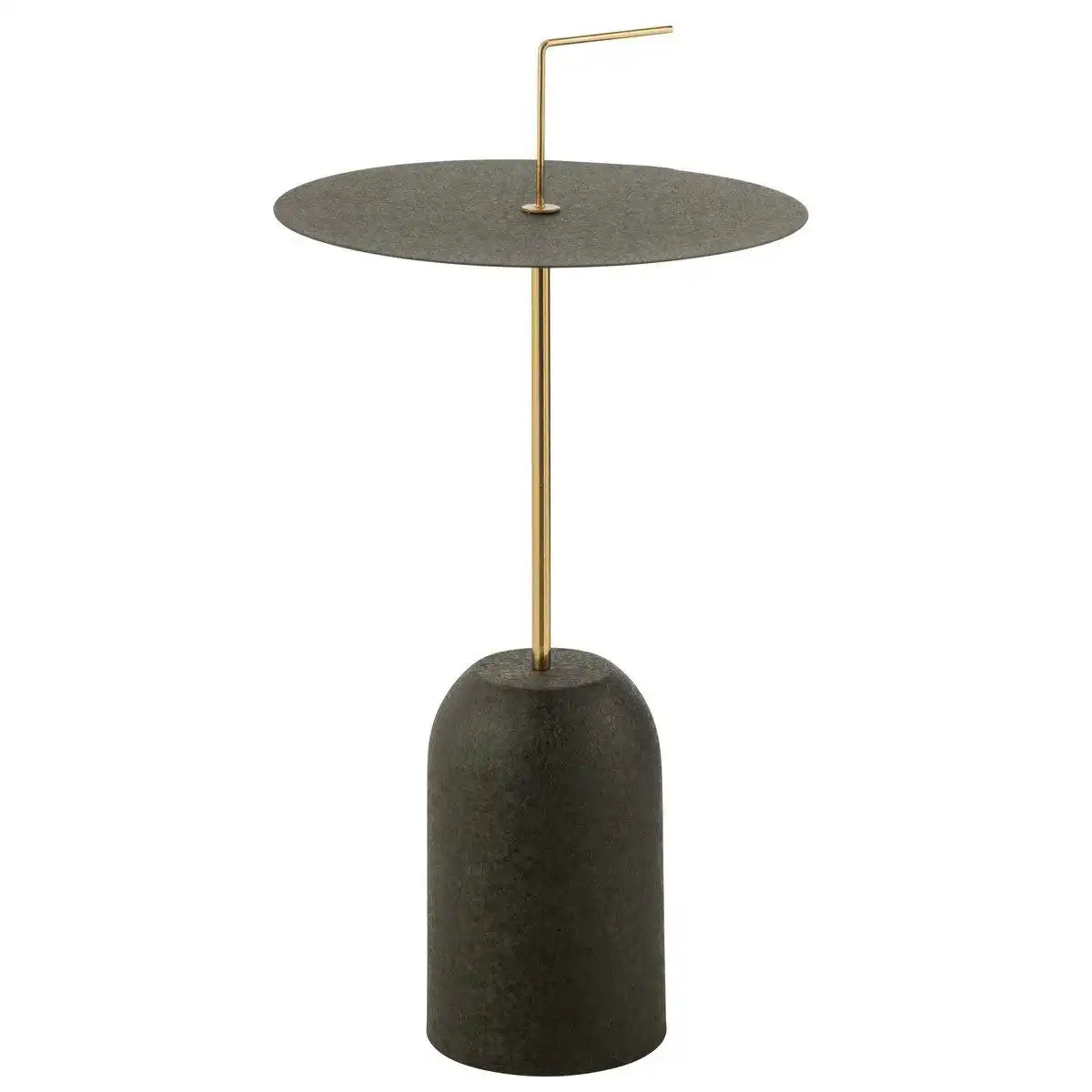 J-Line Beistelltisch Disc Metall Schwarz/Gold - HomeDesign Knaus