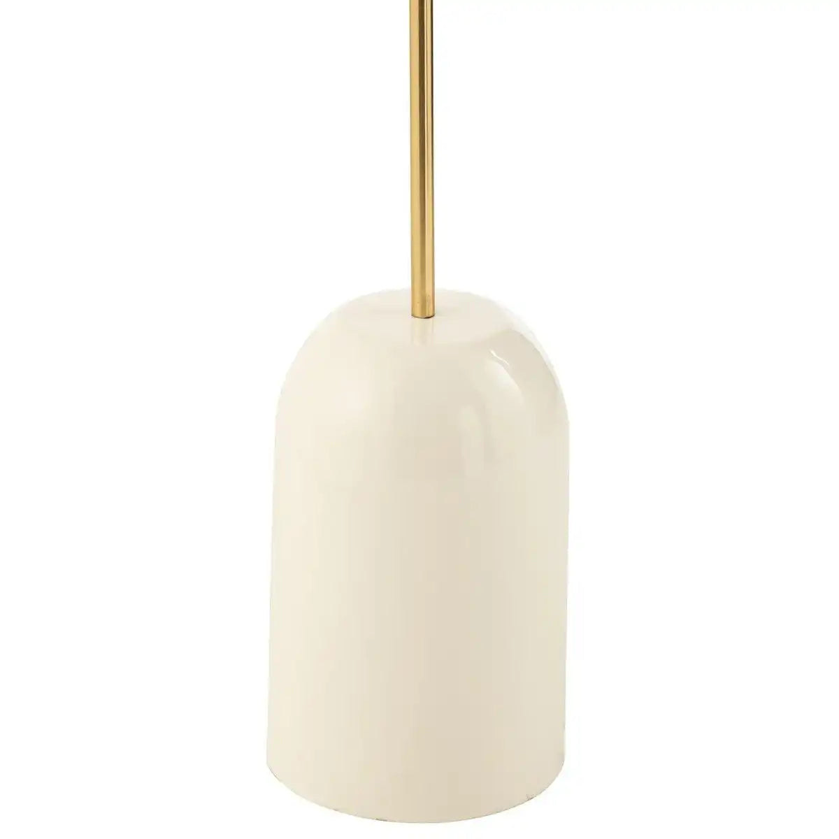 J-Line Beistelltisch Disc Metall Weiß/Gold - HomeDesign Knaus