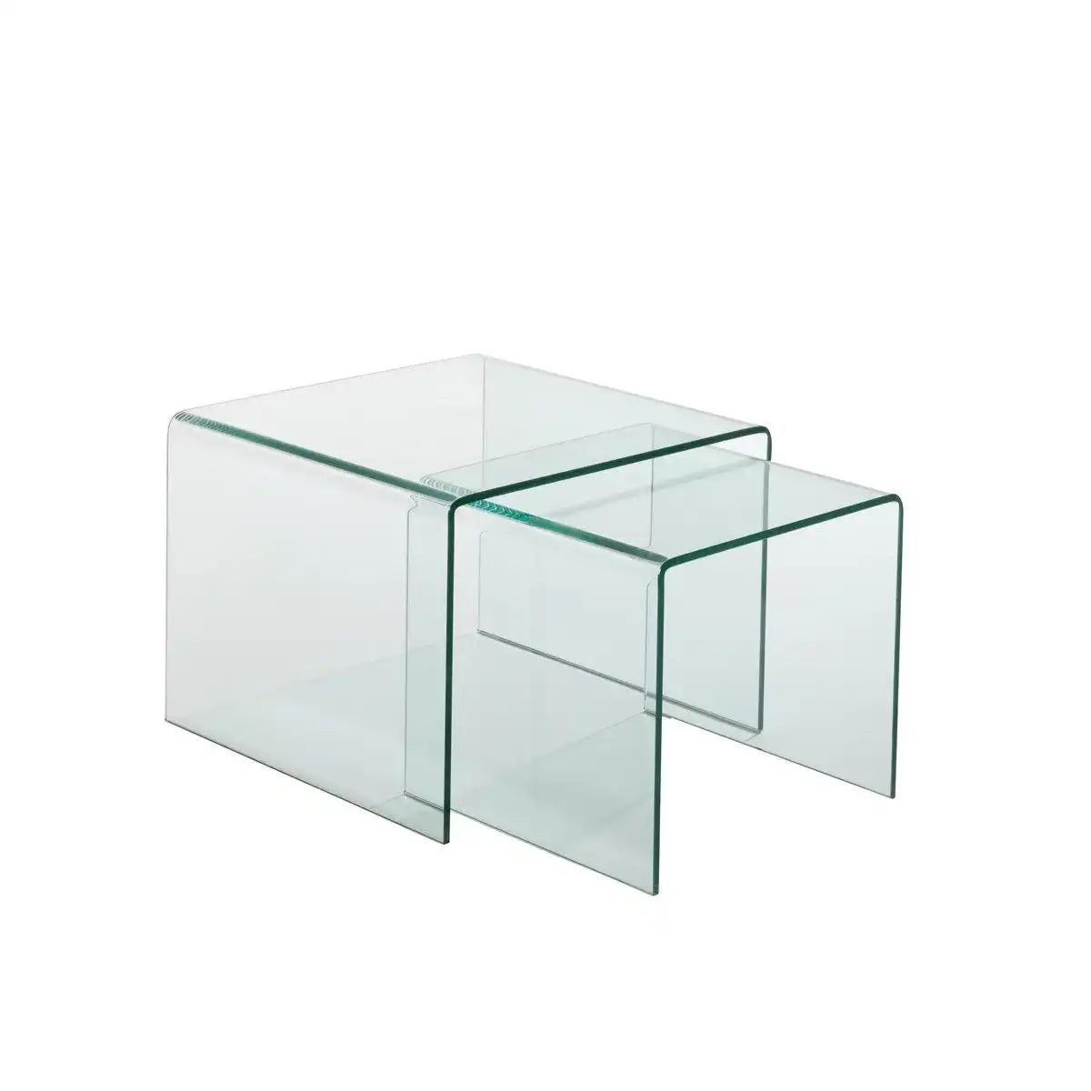 J-Line Beistelltisch – Glas – transparent - HomeDesign Knaus