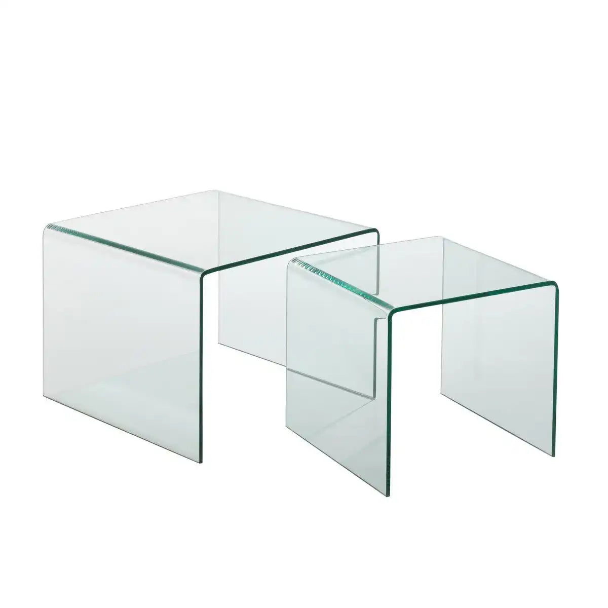 J-Line Beistelltisch – Glas – transparent - HomeDesign Knaus