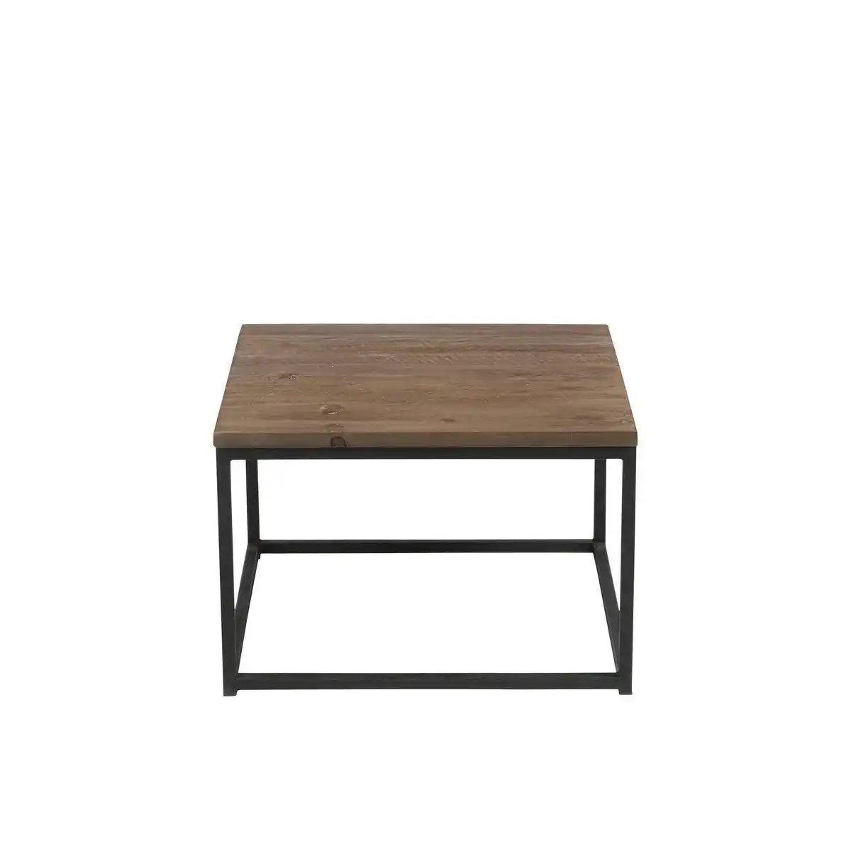 J-Line Beistelltisch Holz/Metall Braun+Schwarz - HomeDesign Knaus