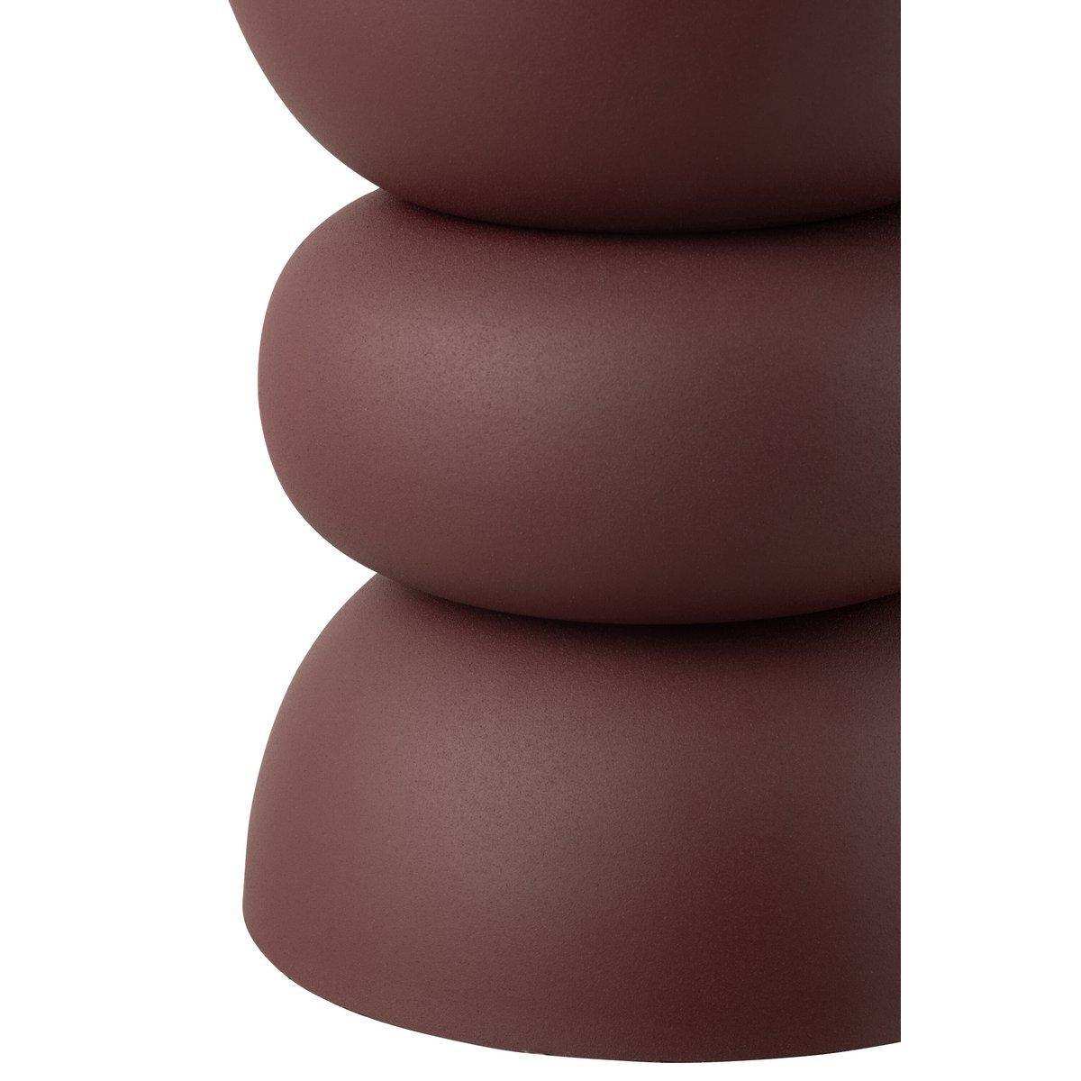 J-Line Beistelltisch Lise Eisen Kastanienbraun - HomeDesign Knaus