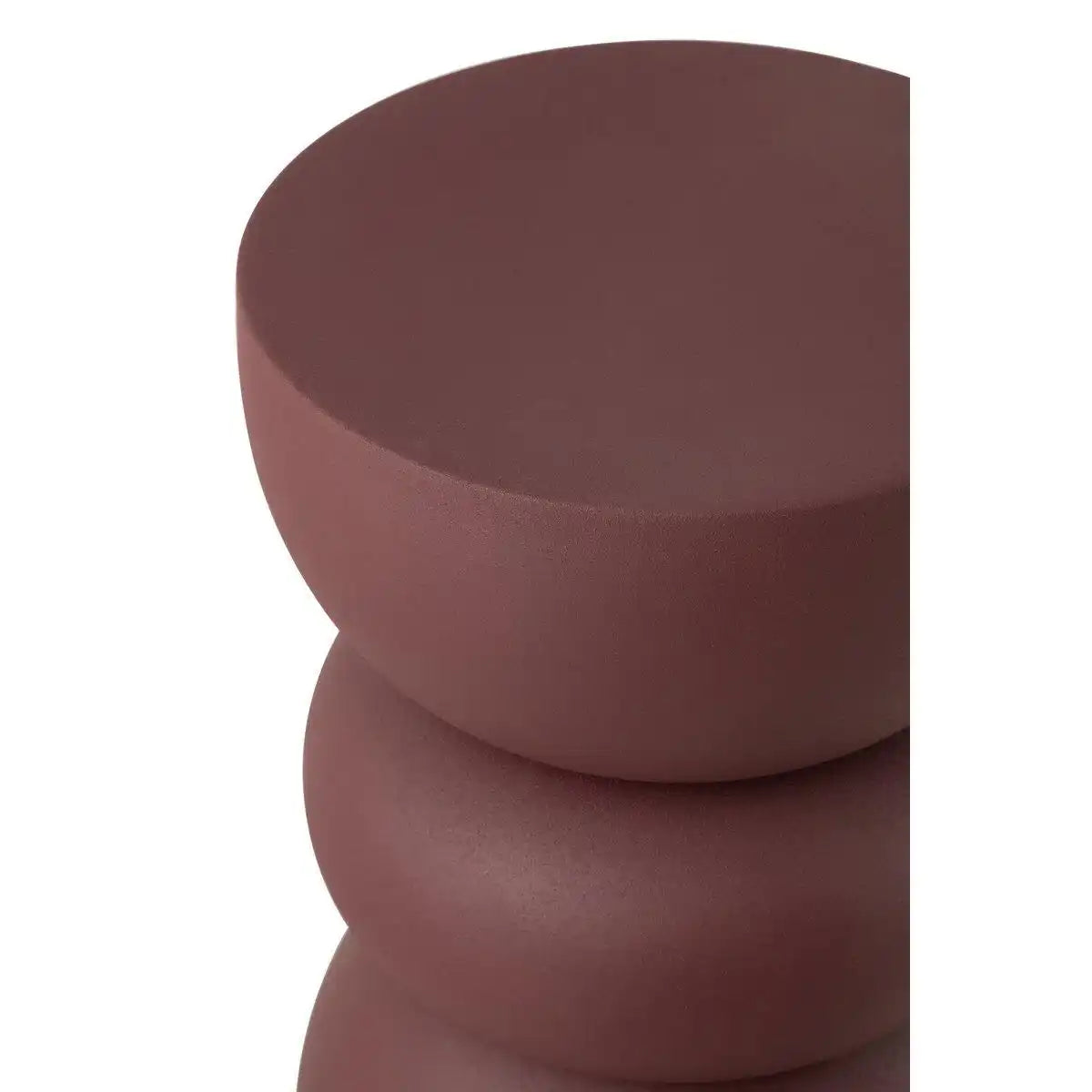 J-Line Beistelltisch Lise Eisen Kastanienbraun - HomeDesign Knaus