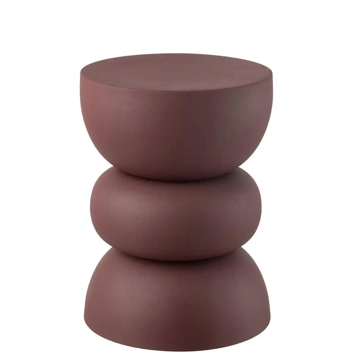 J-Line Beistelltisch Lise Eisen Kastanienbraun - HomeDesign Knaus