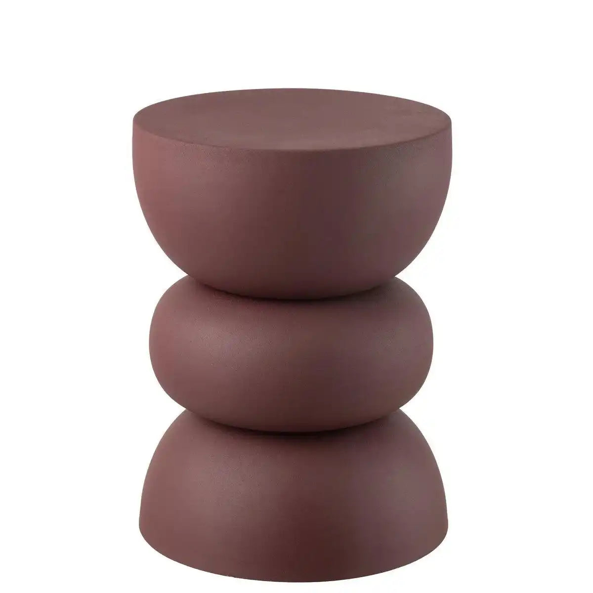 J-Line Beistelltisch Lise Eisen Kastanienbraun - HomeDesign Knaus