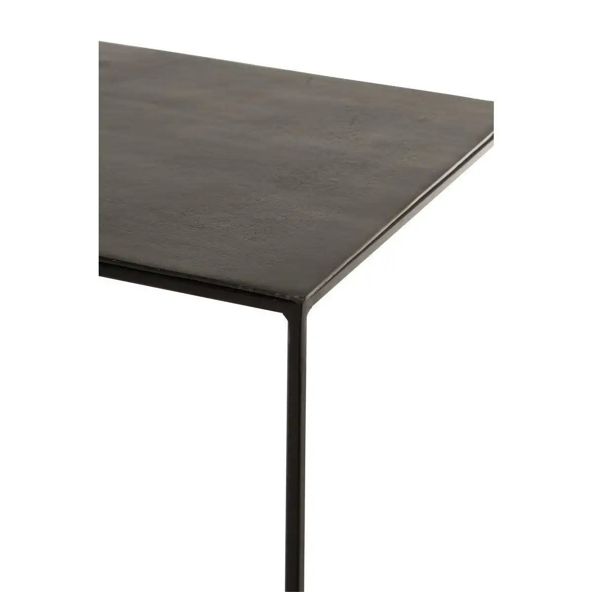 J-Line Beistelltisch Oxidize - Aluminium/Eisen - Schwarz/Grün - 2 Stück - HomeDesign Knaus