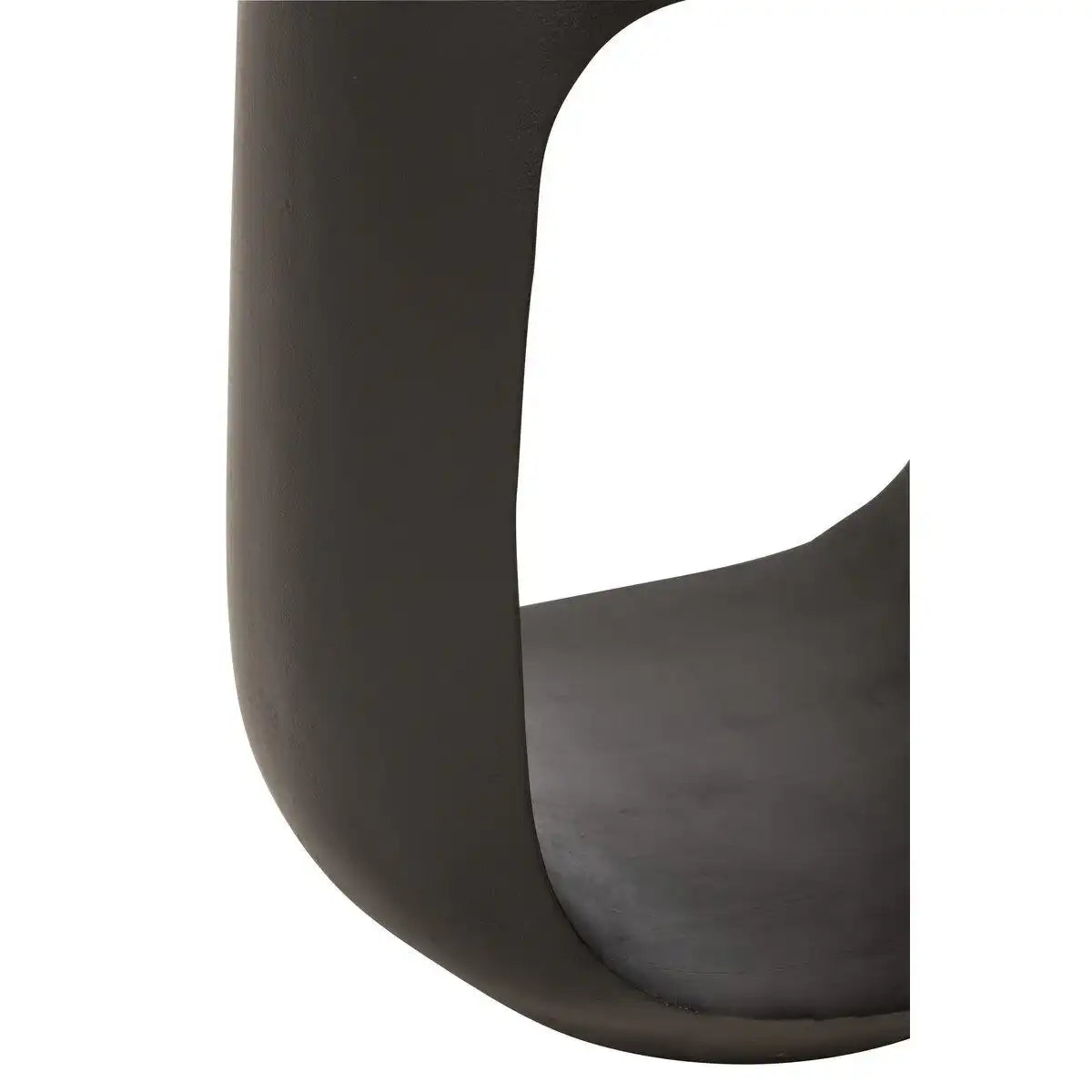 J-Line Beistelltisch Pod Recyceltes Holz Schwarz - HomeDesign Knaus