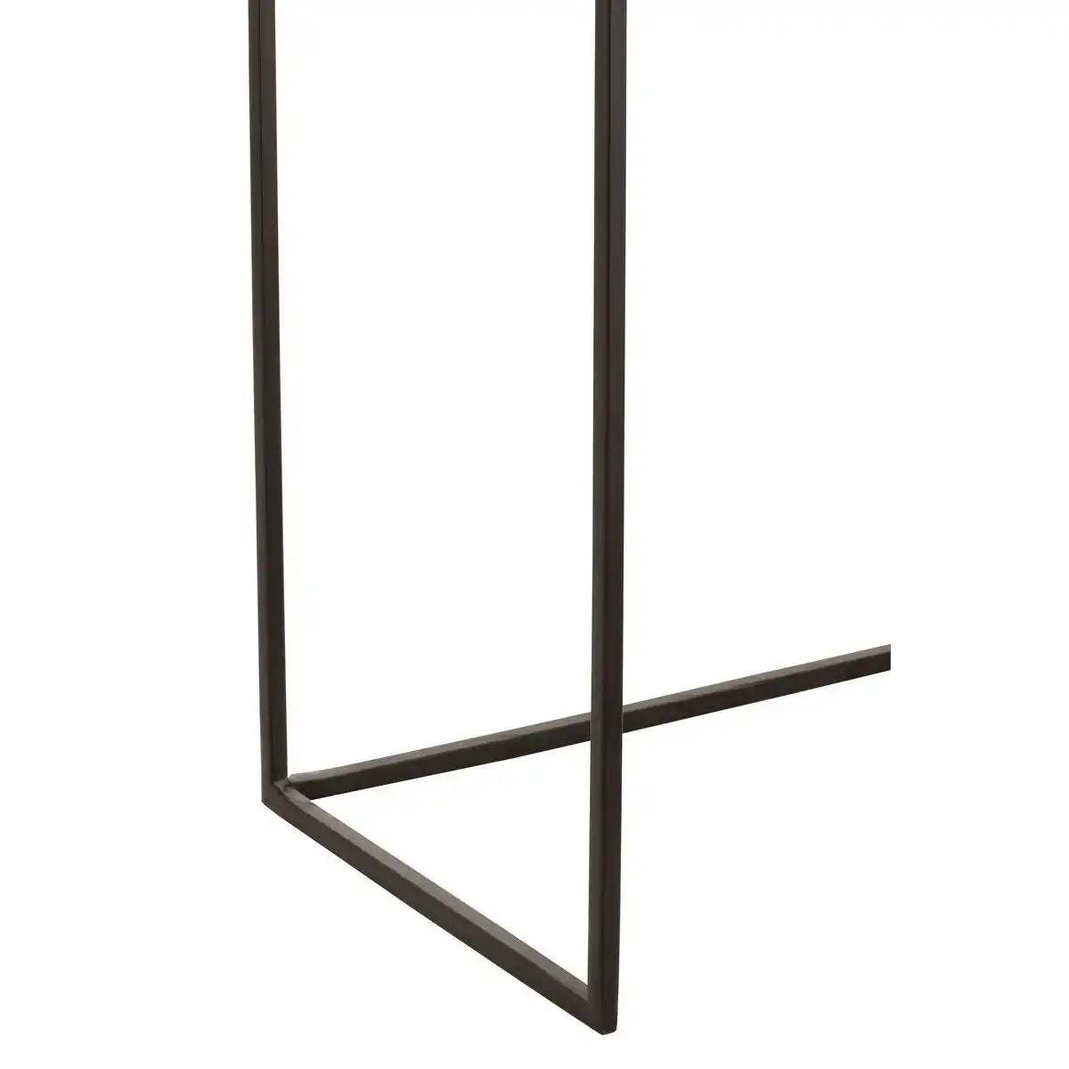 J-Line Beistelltisch Rechteck – Aluminium – Rost - HomeDesign Knaus