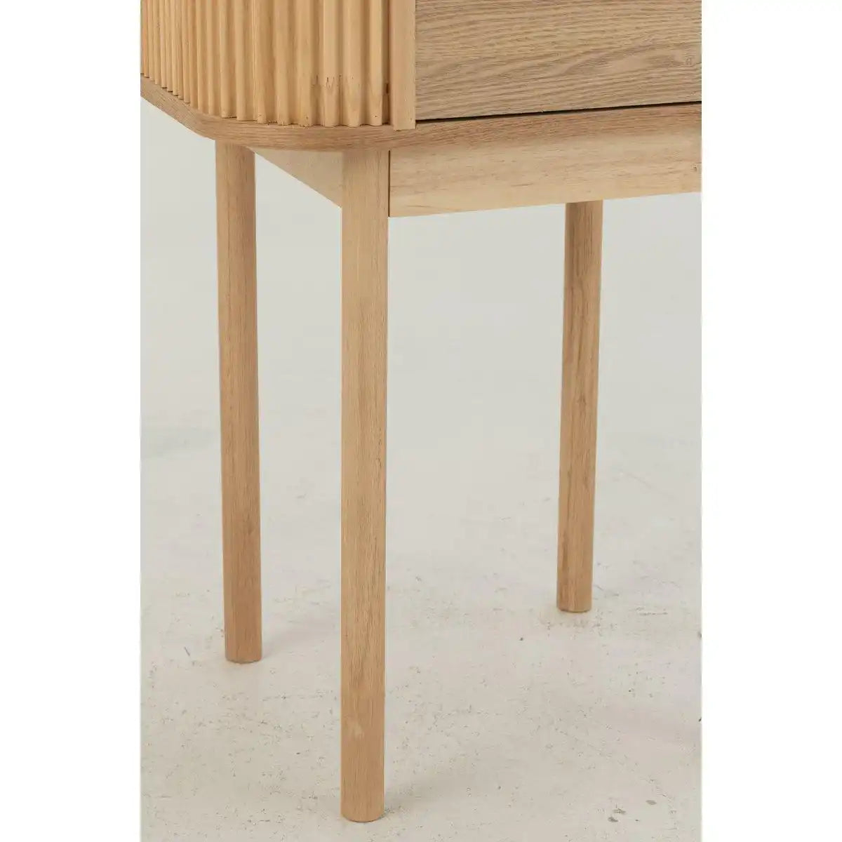 J-Line-Bettaufgabe rund um MDF/Dennenhout Naturel - HomeDesign Knaus