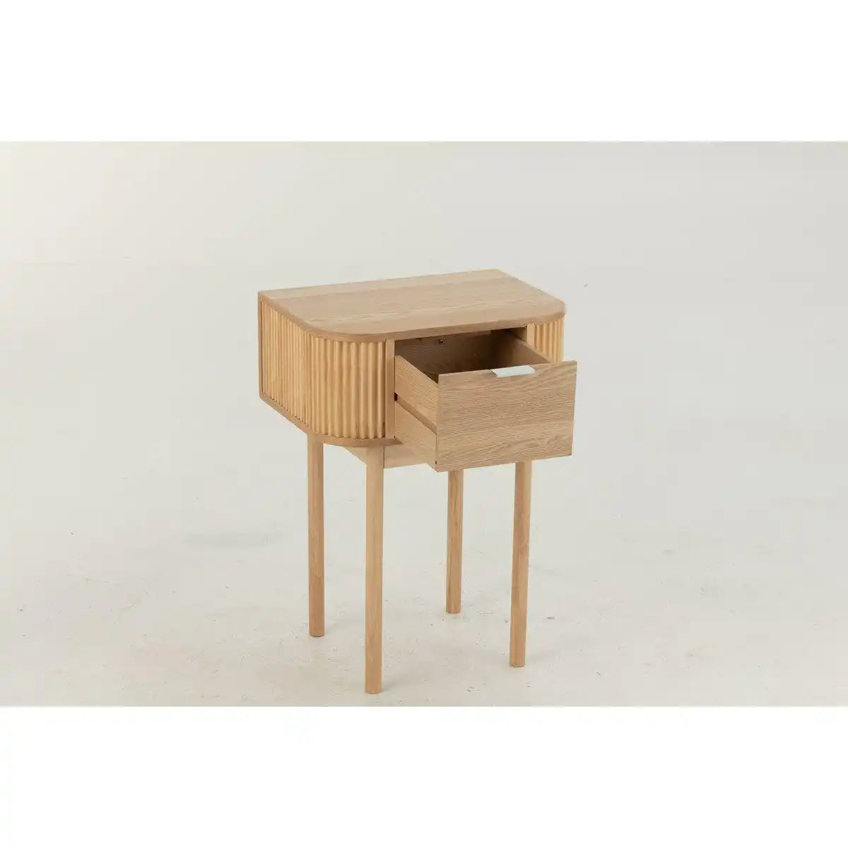 J-Line-Bettaufgabe rund um MDF/Dennenhout Naturel - HomeDesign Knaus