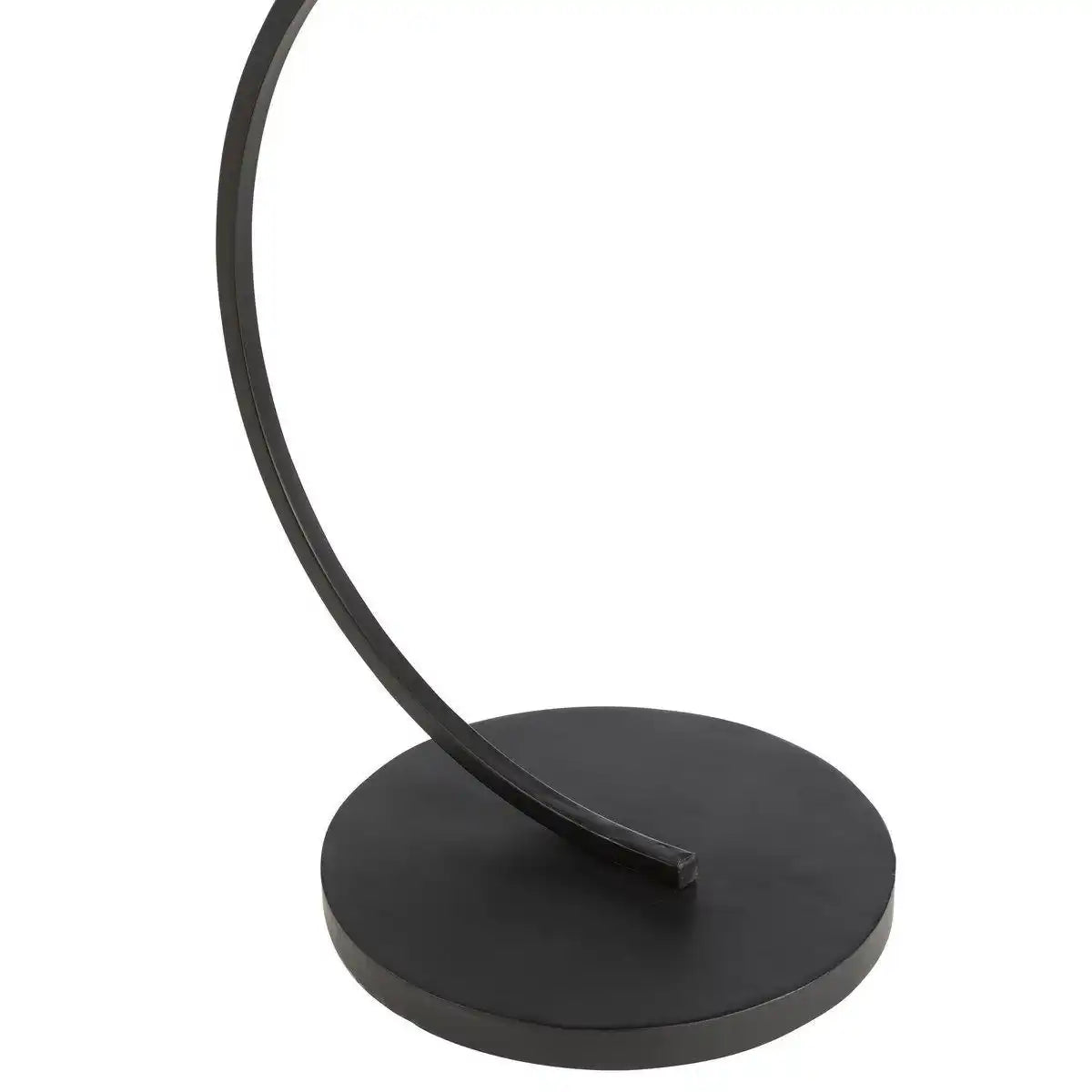 J-Line Bijzettafel Swoosh Ijzer/Mangohout Bruin/Zwart - HomeDesign Knaus