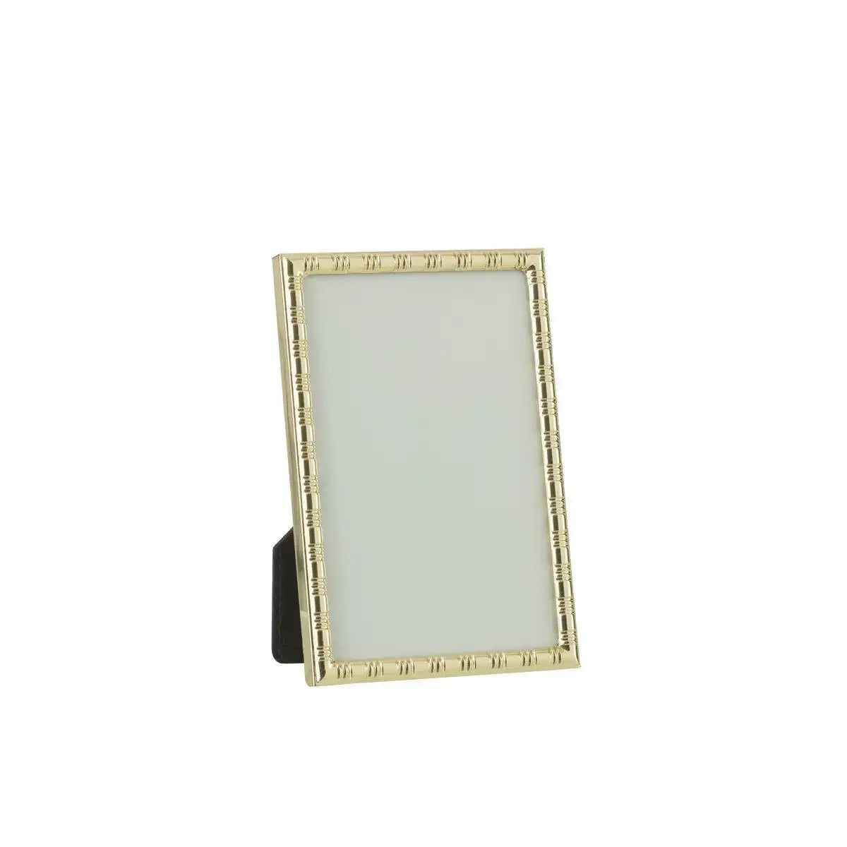 J-Line Bilderrahmen abgerundete Linien Bordüre 15 x 20 Metall Gold groß - HomeDesign Knaus