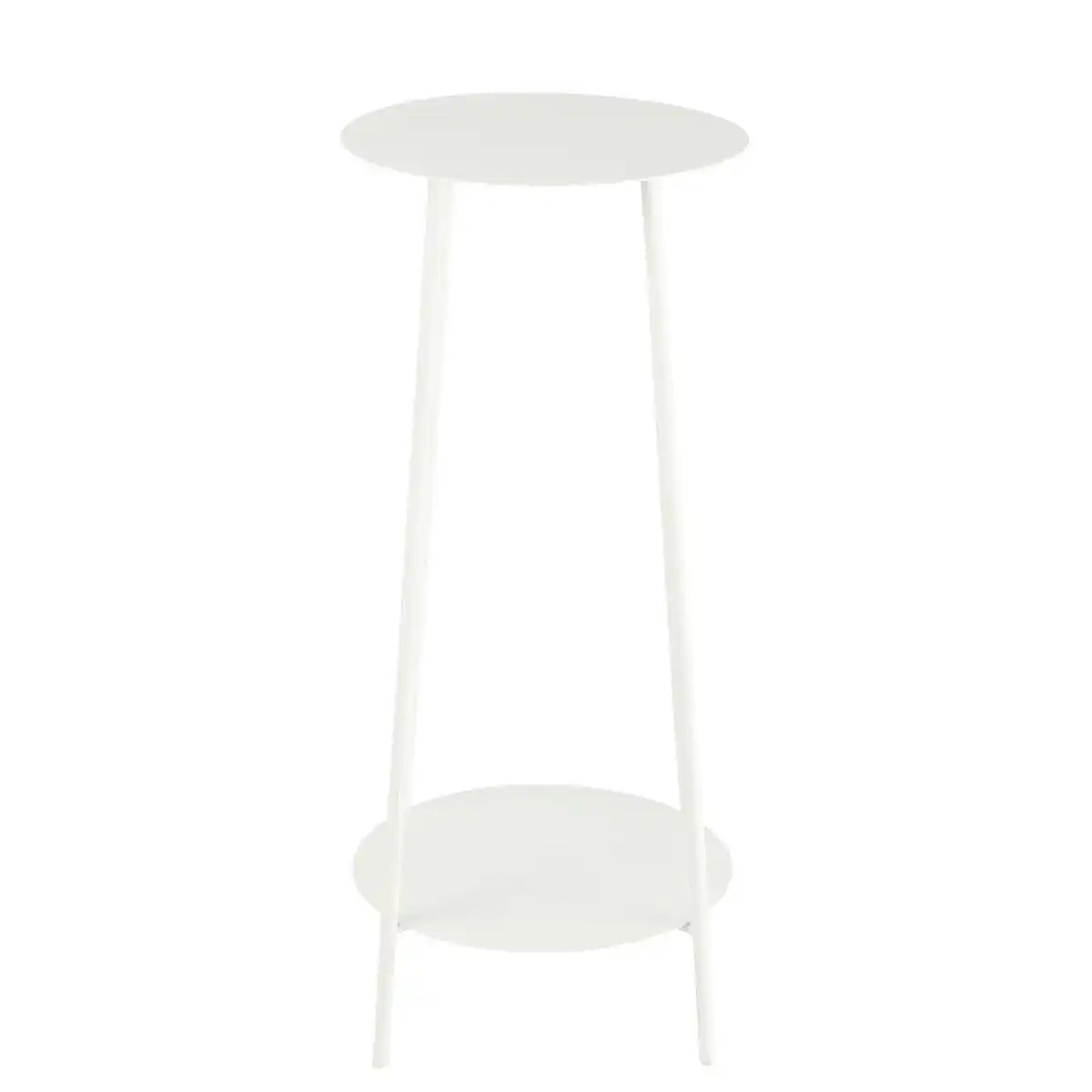 J-Line Blumenständer Zwei Metall Weiß - HomeDesign Knaus