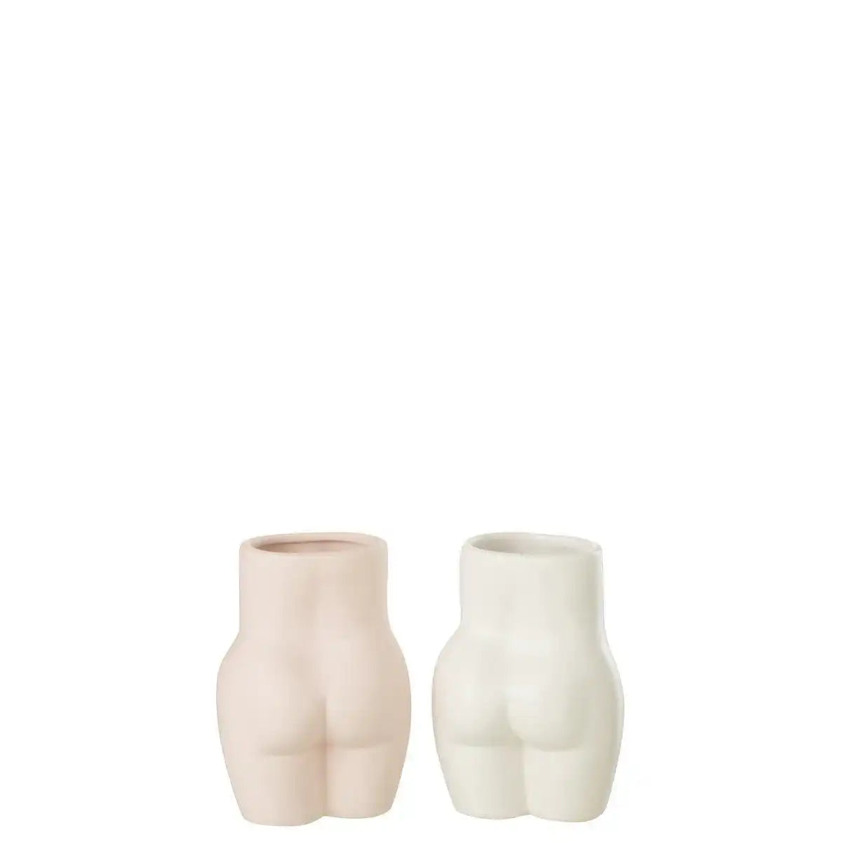 J-Line Blumentopf Body Dolomite - Keramik - Rosa - HomeDesign Knaus