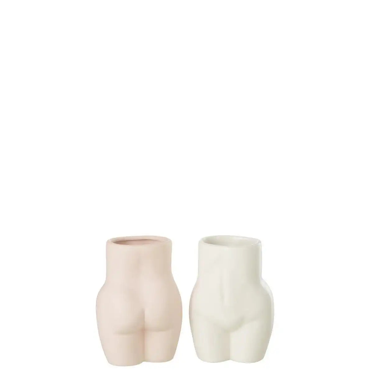 J-Line Blumentopf Body Dolomite - Keramik - Rosa - HomeDesign Knaus