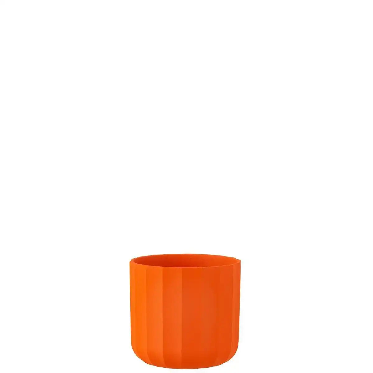J-Line Blumentopf Summer Keramik Orange Klein - HomeDesign Knaus