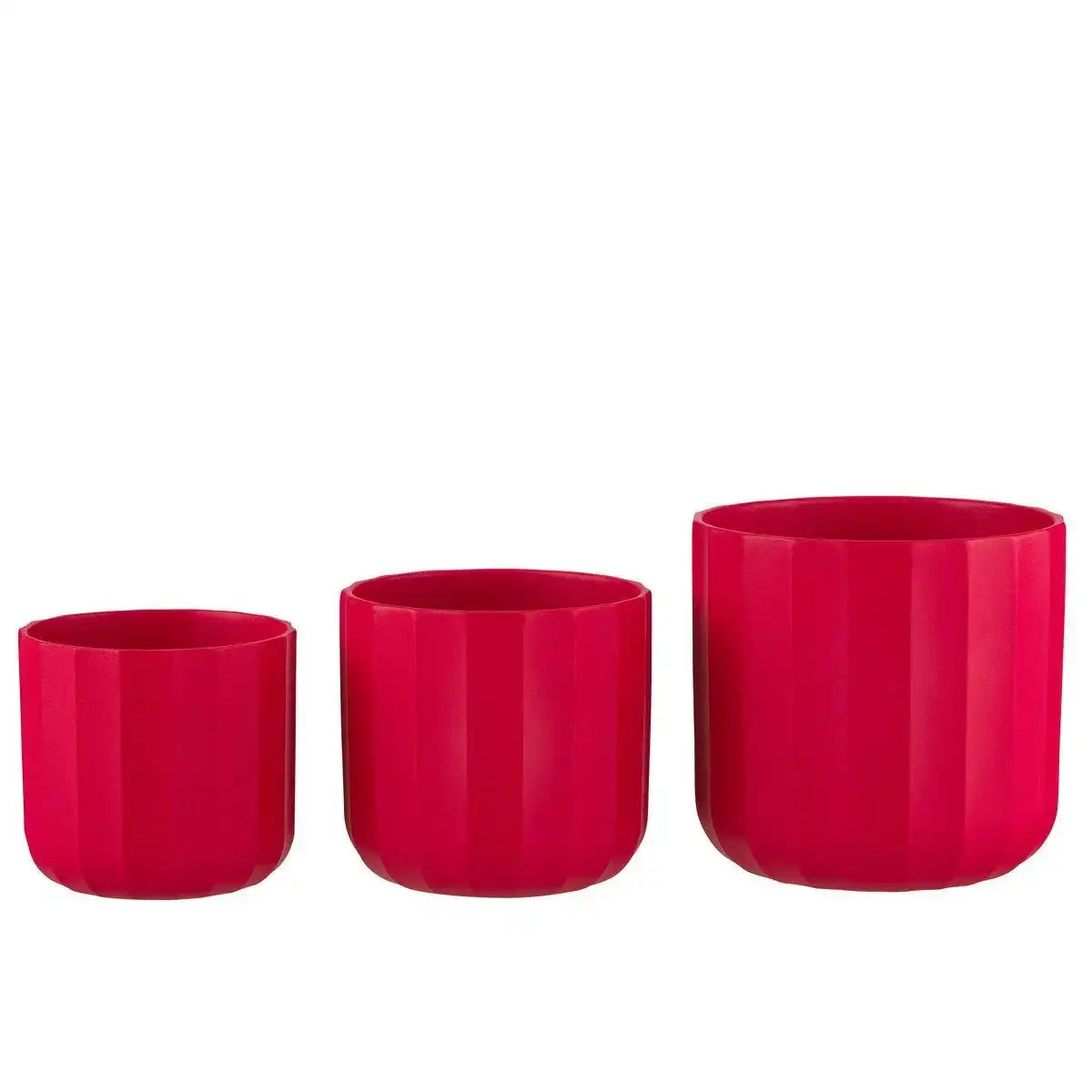 J-Line Blumentopf Summer Keramik Rosa Groß - HomeDesign Knaus