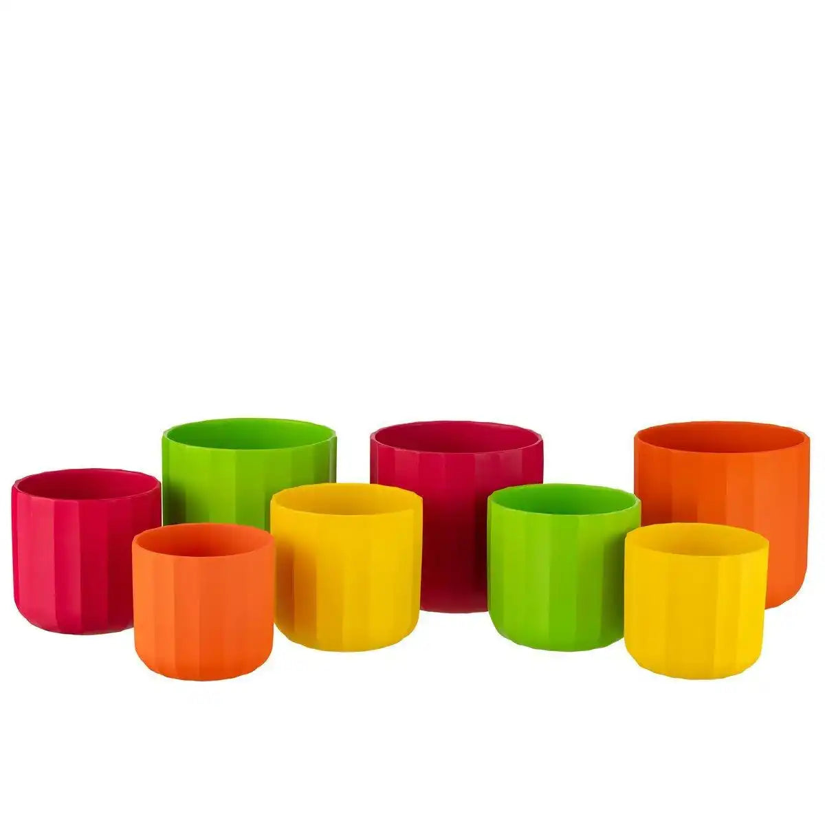 J-Line Blumentopf Summer Keramik Rosa Groß - HomeDesign Knaus