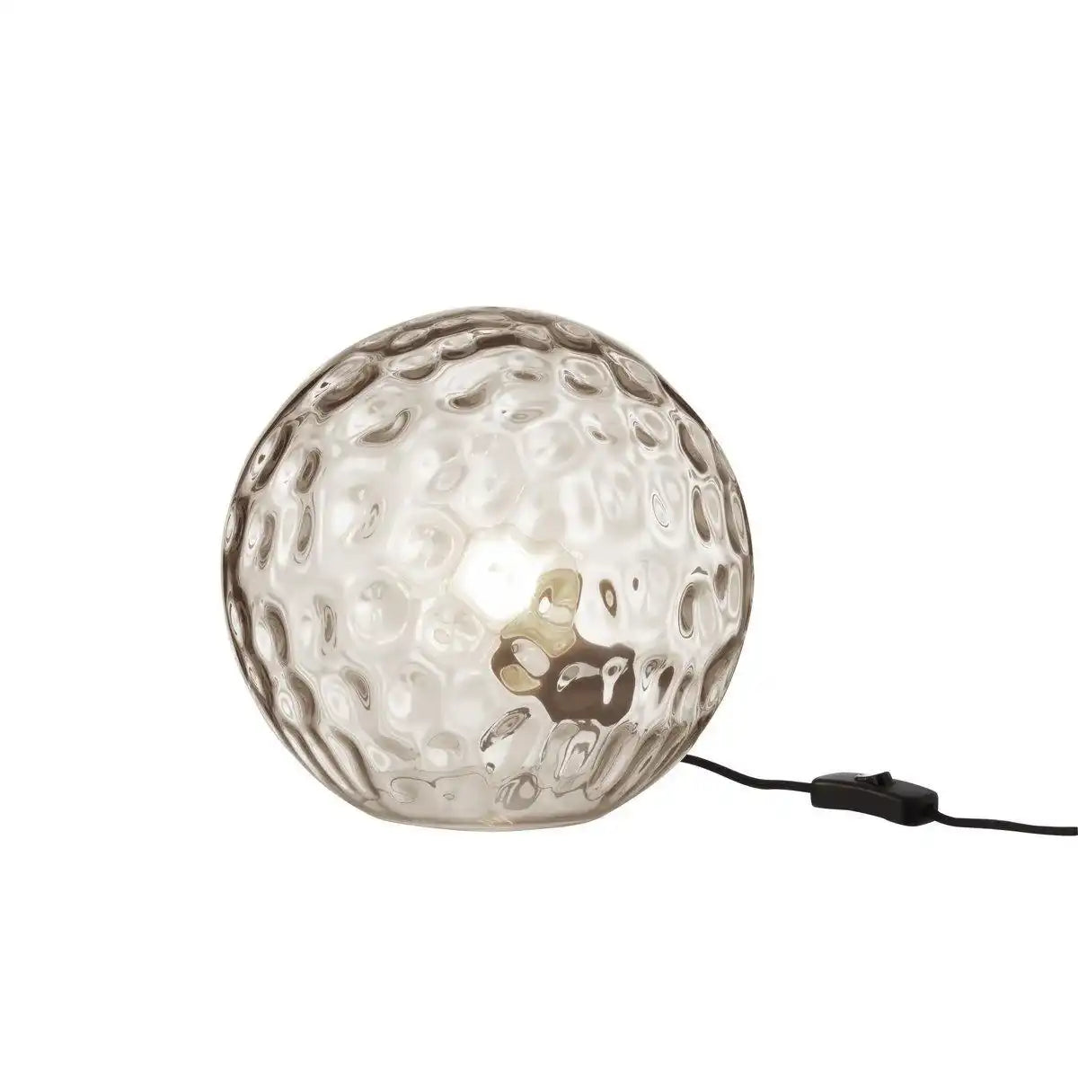 J-Line Bollie Tischlampe - Glas - Hellgrau - S - HomeDesign Knaus