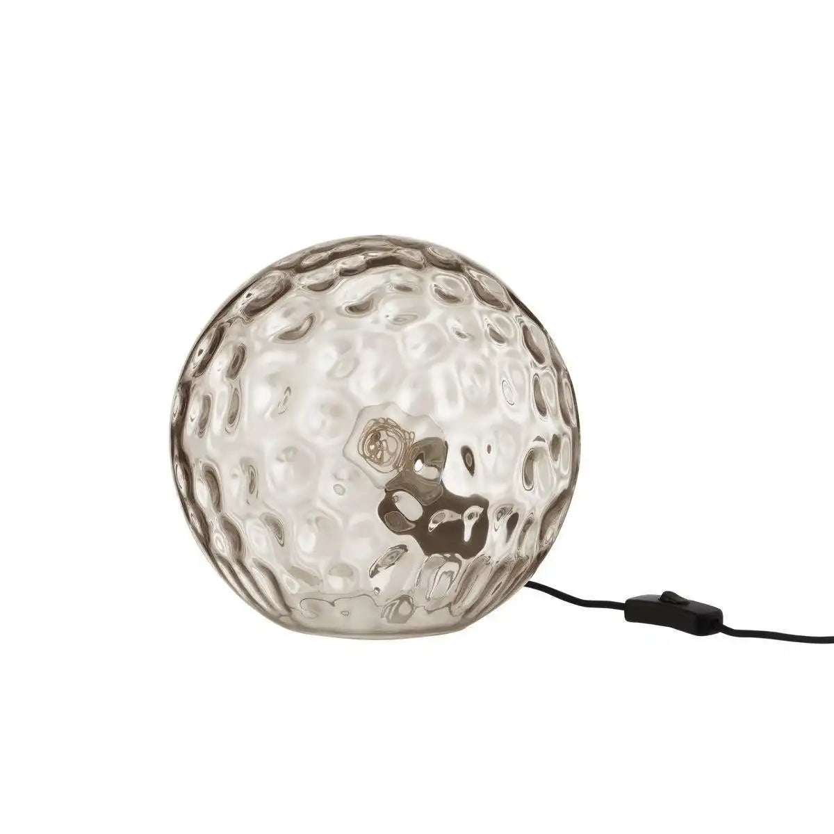 J-Line Bollie Tischlampe - Glas - Hellgrau - S - HomeDesign Knaus