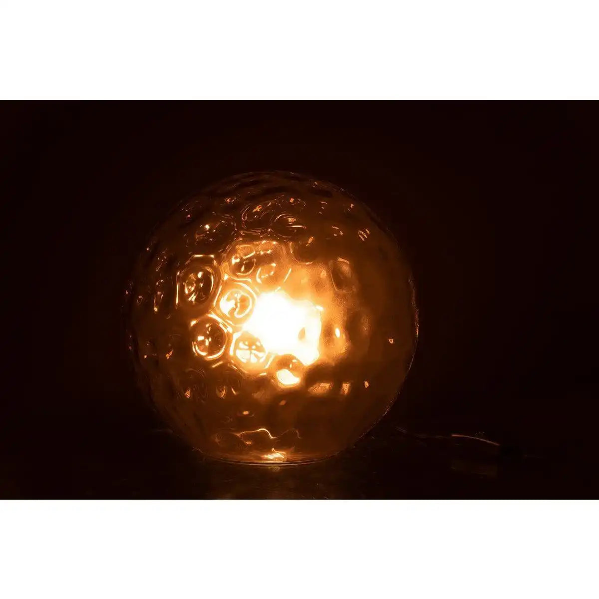J-Line Bollie Tischlampe - Glas - Hellgrau - S - HomeDesign Knaus