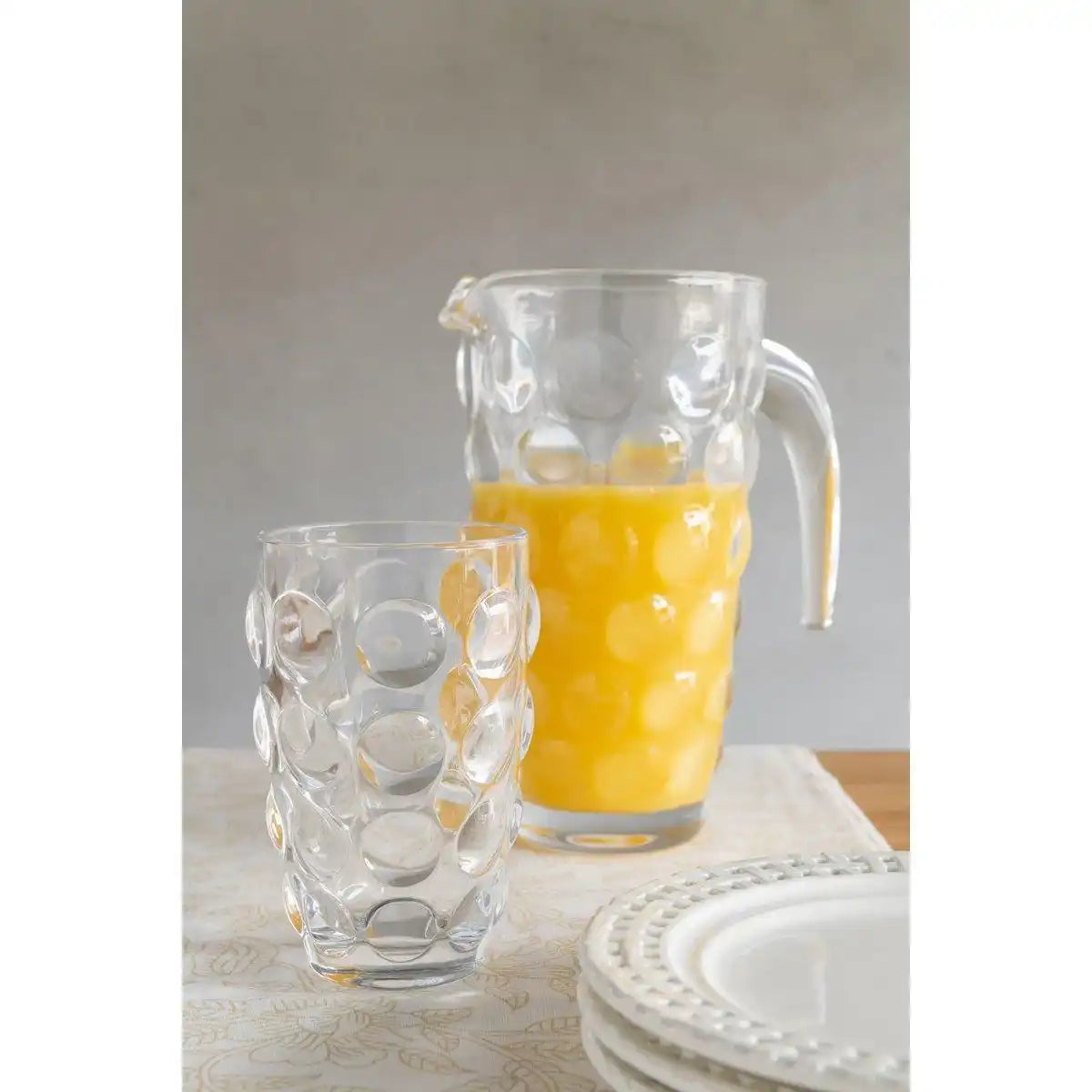 J-Line Bubbel Longdrinkglas - Trinkglas - transparent - - HomeDesign Knaus