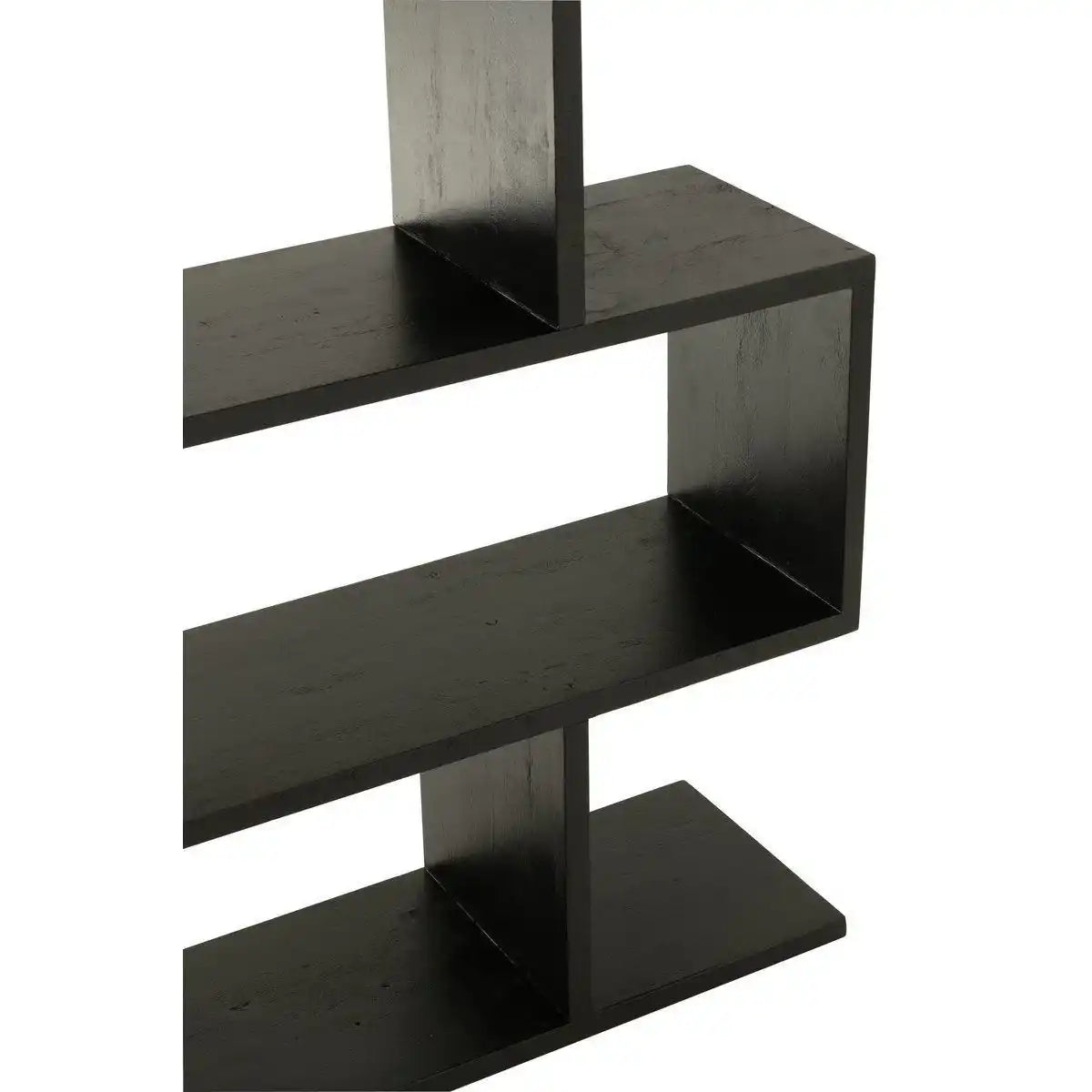 J-Line Bücherregal Vertical Slats – Holz – Schwarz - HomeDesign Knaus
