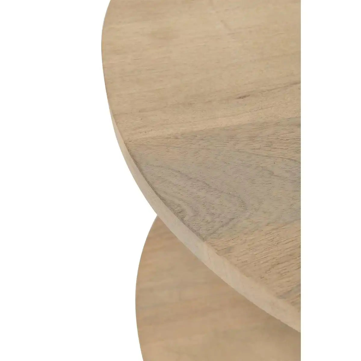 J-Line Couchtisch Eli 2 Planks – Holz/Metall – Natur/Grau - HomeDesign Knaus