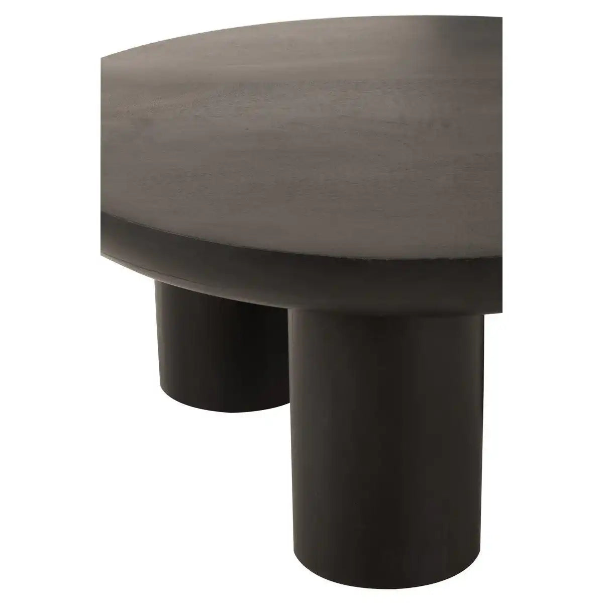 J-Line Couchtisch Trio Mangoholz Schwarz - HomeDesign Knaus