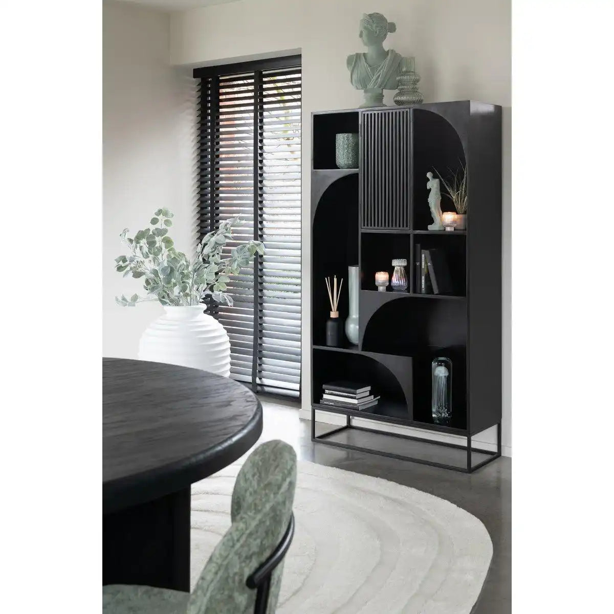 J-Line Dekoration Zweig Eukalyptusblätter – Kunststoff – grün – - HomeDesign Knaus