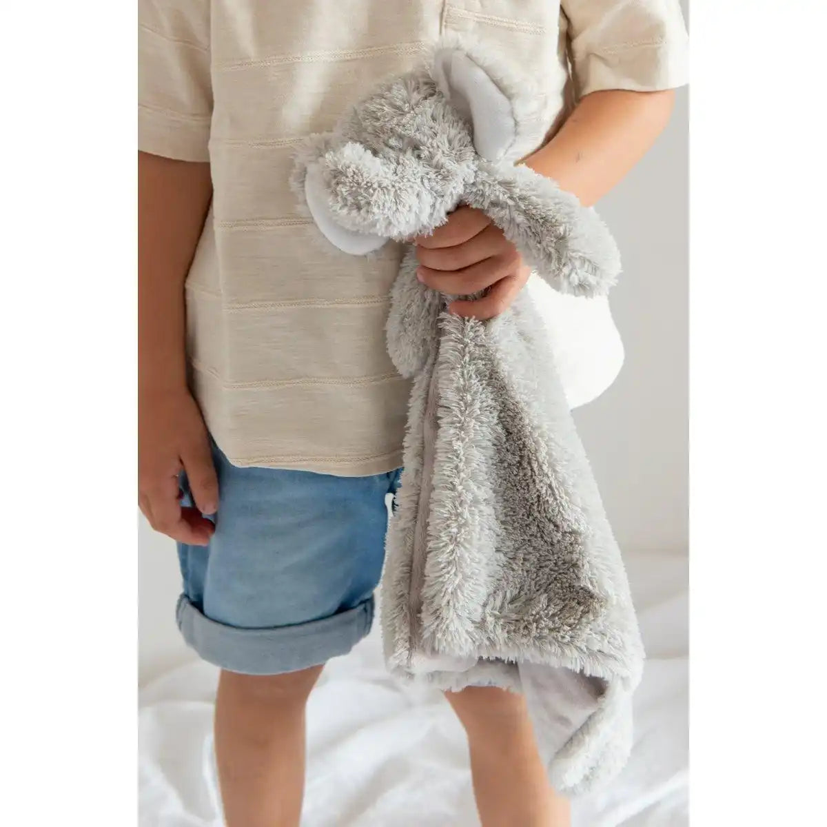 J-Line Doudou Elefant Plüsch Grau - HomeDesign Knaus