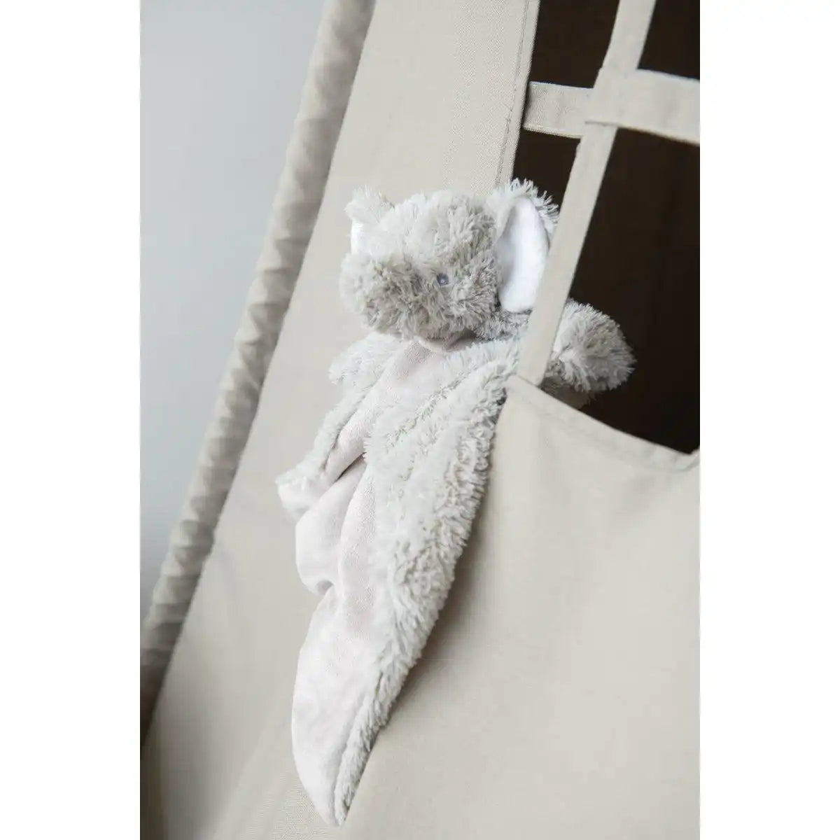 J-Line Doudou Elefant Plüsch Grau - HomeDesign Knaus