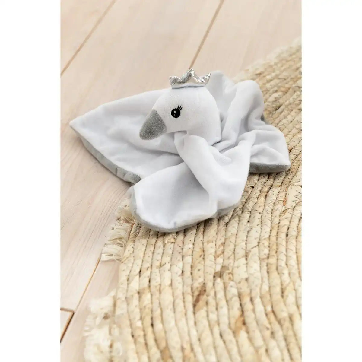 J-Line Doudou+Rassel Plüsch Weiß/Grau/Silber - HomeDesign Knaus