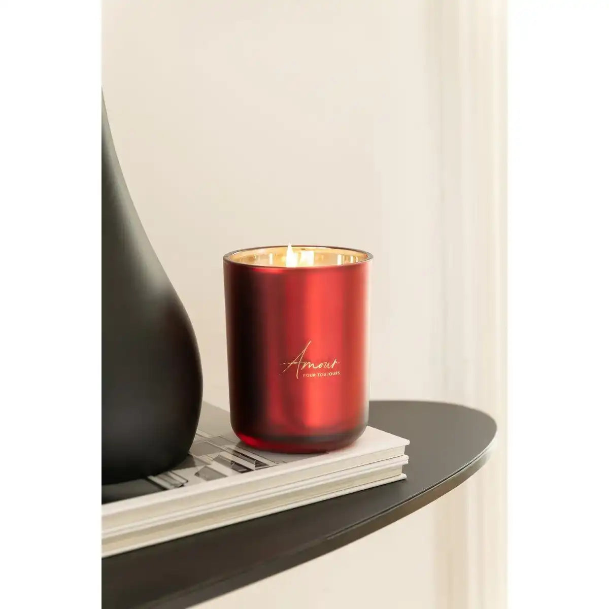 J-Line Duftkerze Amour Red Small 35 Stunden - HomeDesign Knaus