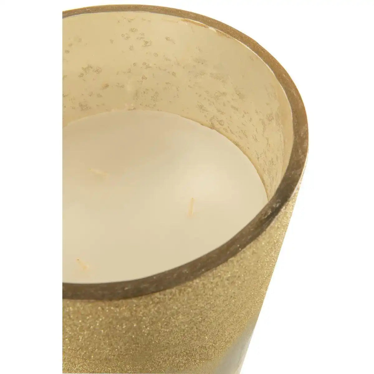 J-Line Duftkerze Deluxe – Glas – Gold – extra L - HomeDesign Knaus