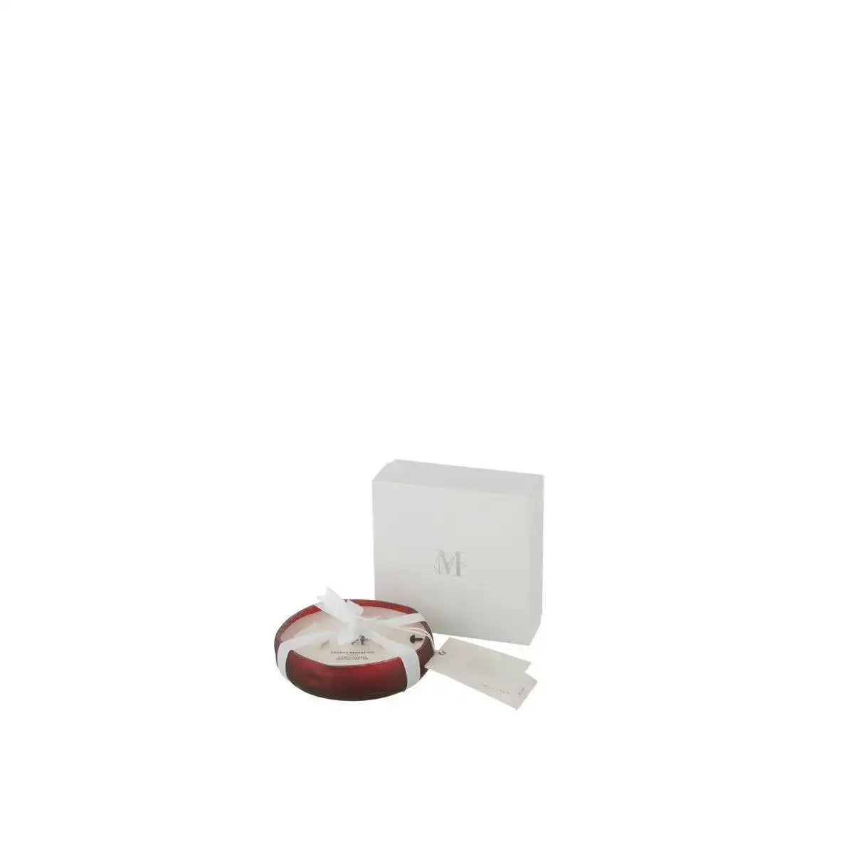 J-Line Duftkerze Livia - Glas - Rot - S - HomeDesign Knaus