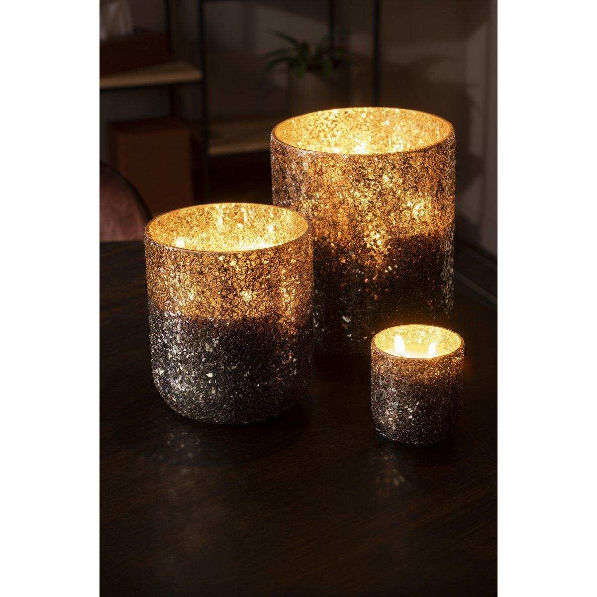 J-Line Duftkerze Luxuria – Bronze – extra L – 120U - HomeDesign Knaus