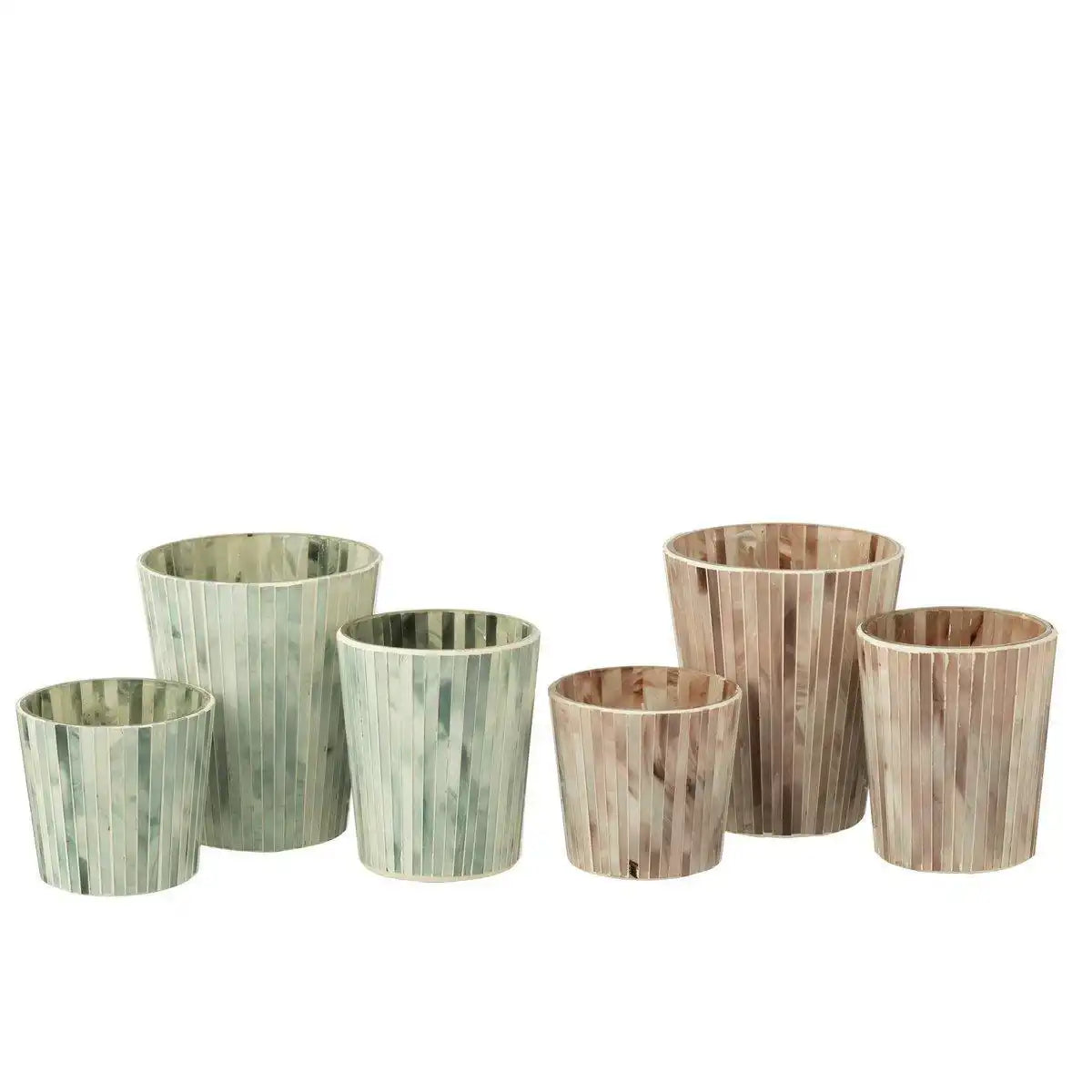 J-Line Duftkerze Noa Seaside Bliss – Wachs – Hellblau – groß – 75U - HomeDesign Knaus